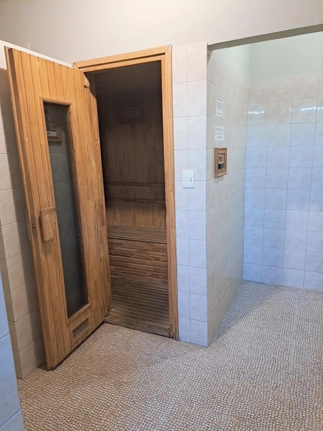 Sauna in Departamento Moderno en Recoleta
