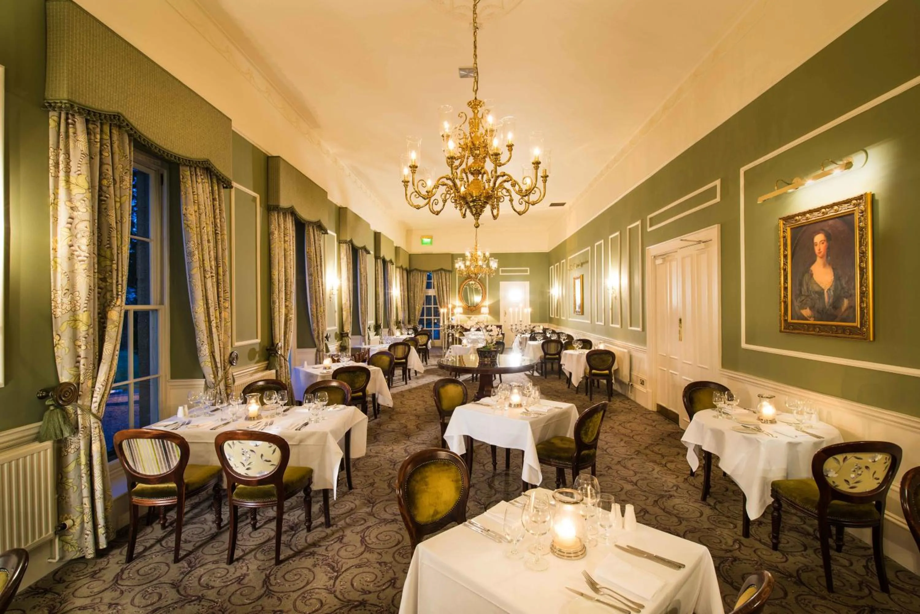 Dining area in Thainstone House