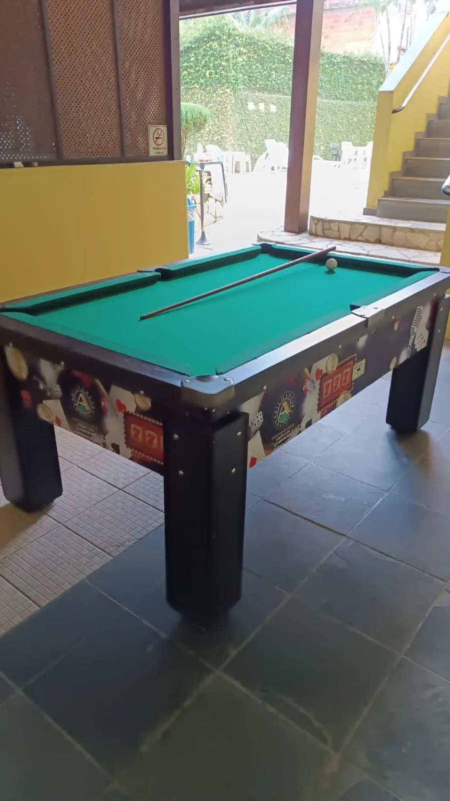 Billiard in Pousada e Restaurante Frente Mar H Guarujá