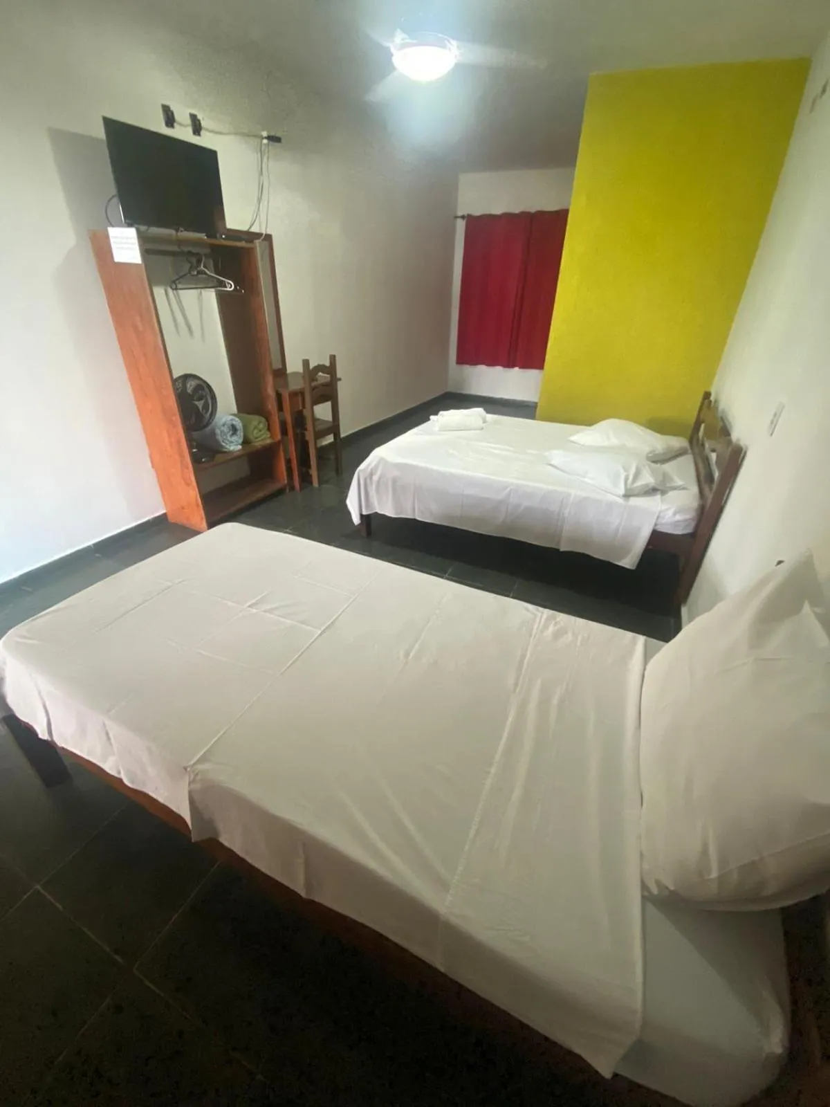 Bedroom in Pousada e Restaurante Frente Mar H Guarujá