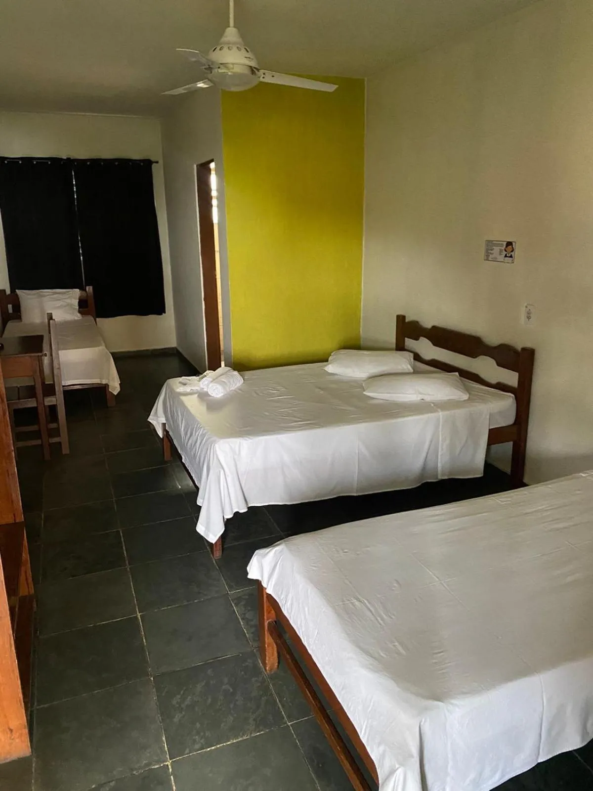 Bedroom in Pousada e Restaurante Frente Mar H Guarujá