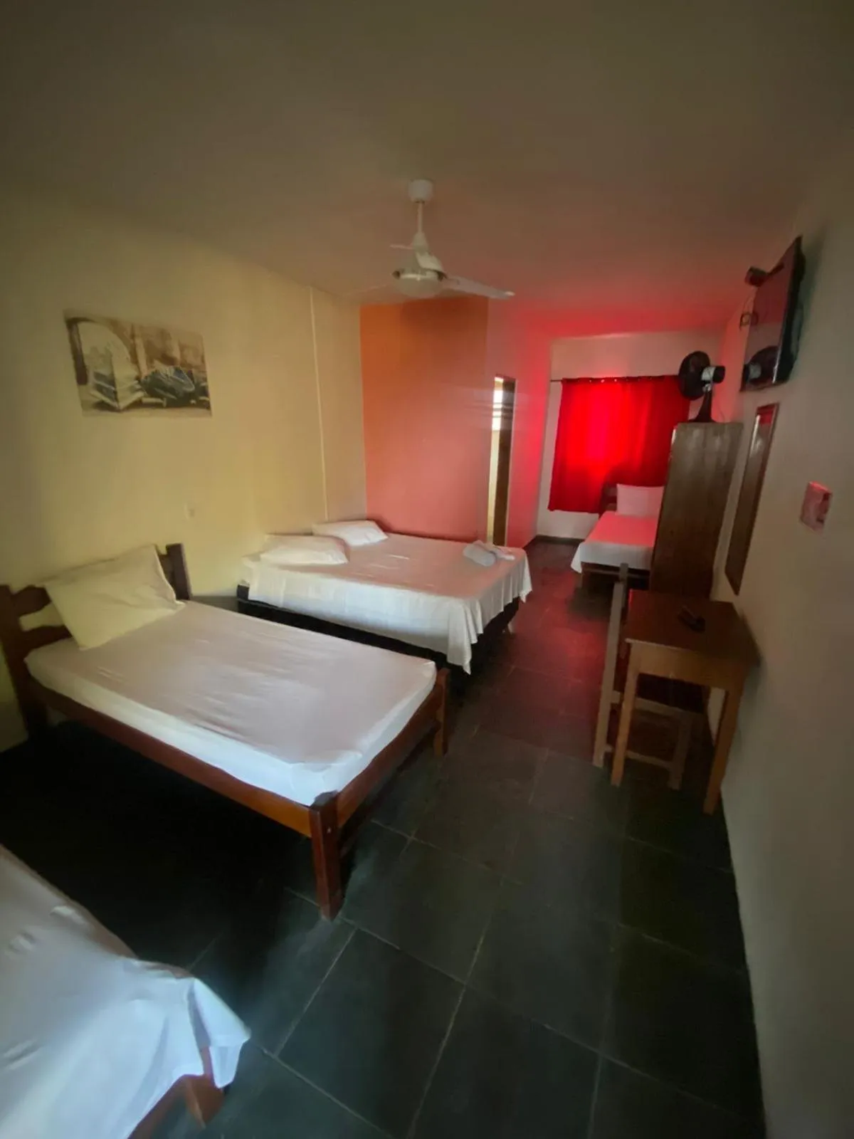 Bedroom in Pousada e Restaurante Frente Mar H Guarujá