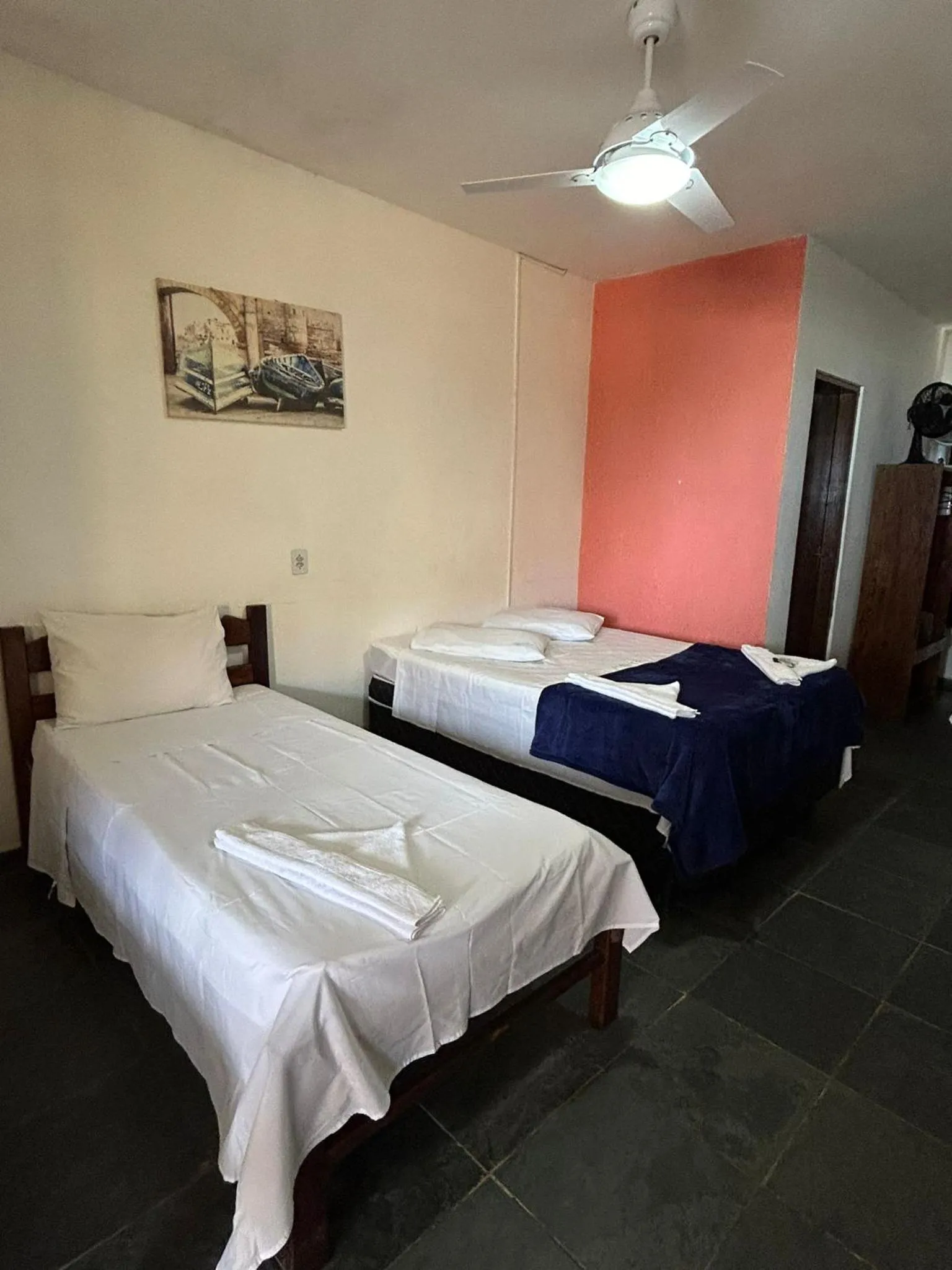 Bedroom in Pousada e Restaurante Frente Mar H Guarujá