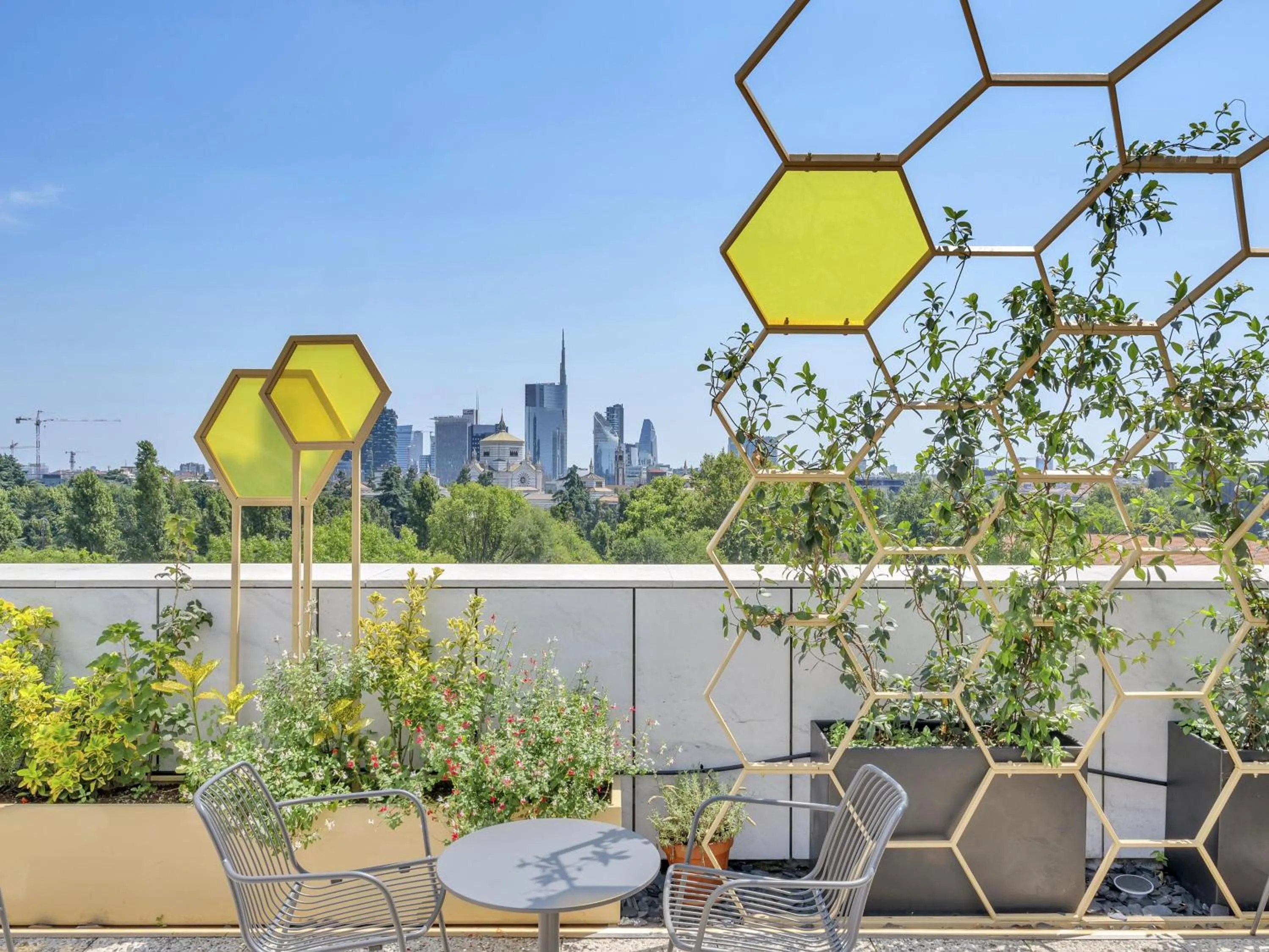 Balcony/Terrace in B&B Hotel Milano Cenisio Garibaldi