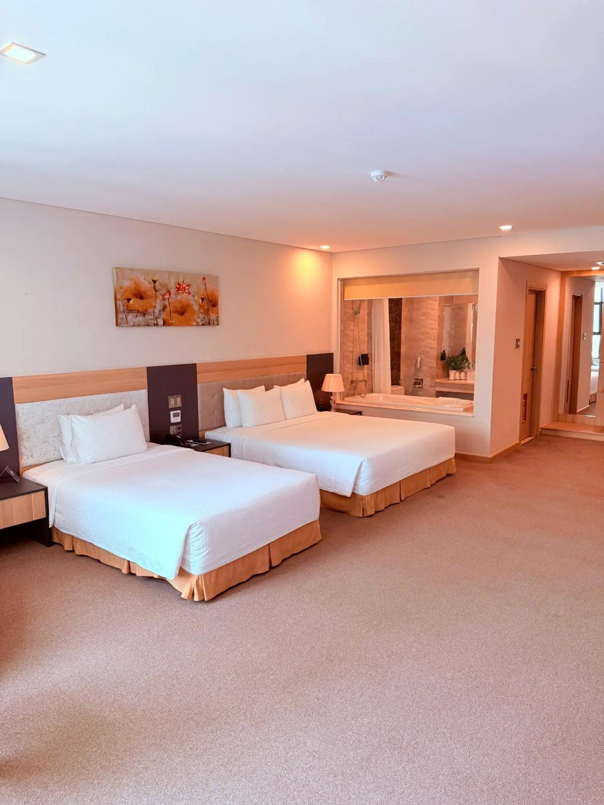 Bed in Muong Thanh Luxury Nha Trang Hotel