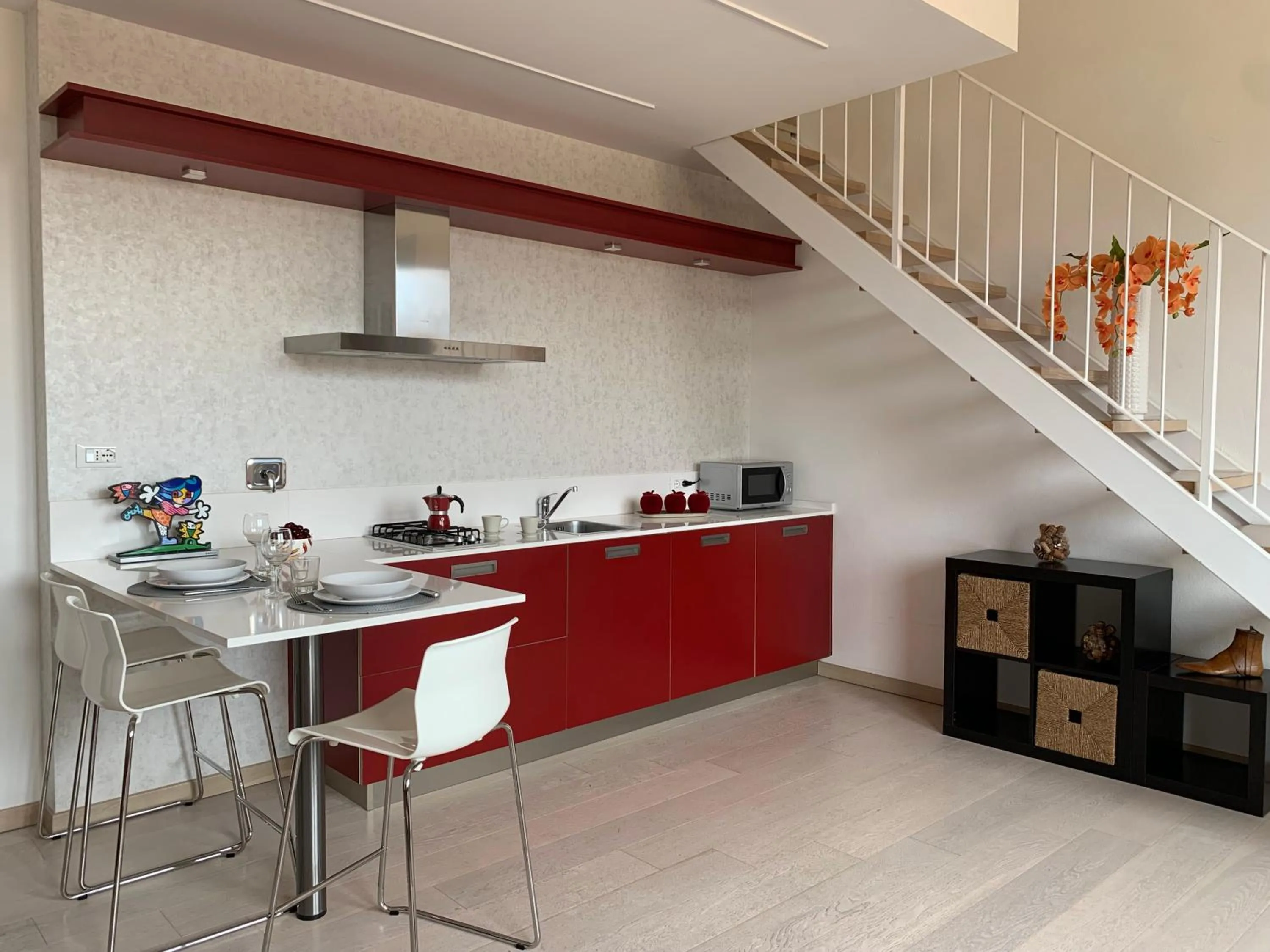 kitchen in Florence Art Apartments