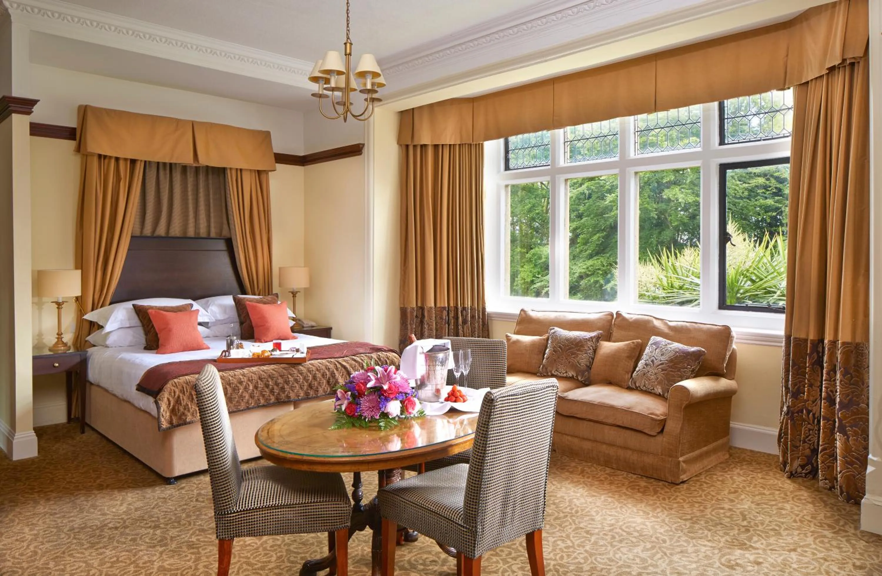 Bedroom, Bed in Macdonald Frimley Hall Hotel & Spa