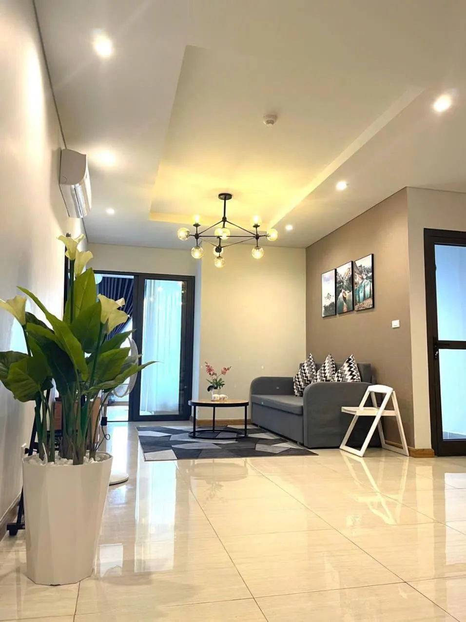 Living room in Susu'home - Căn hộ view biển - Trung tâm Bãi Cháy