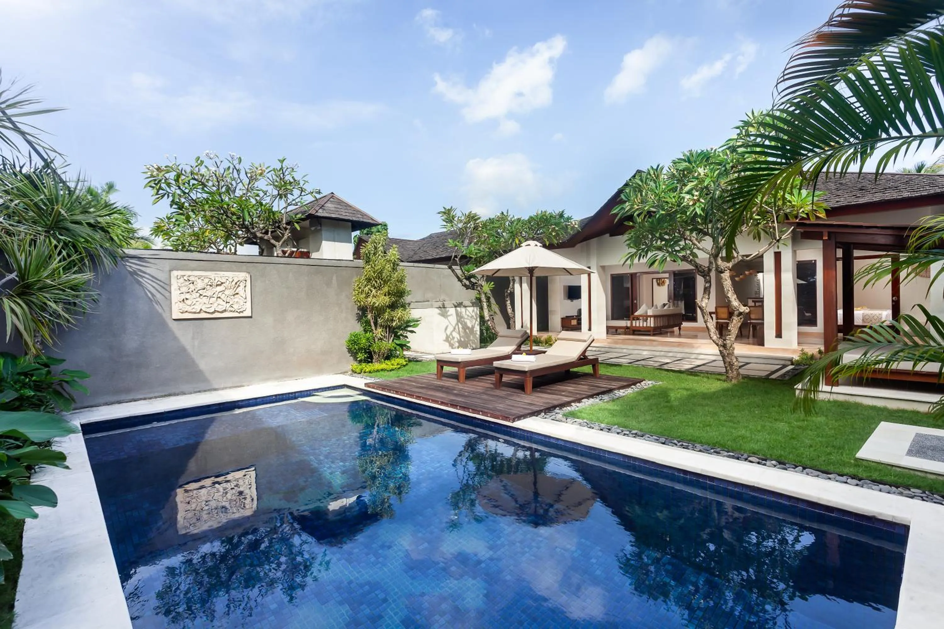 Garden view in Ghana Villa Seminyak by GenuineHost