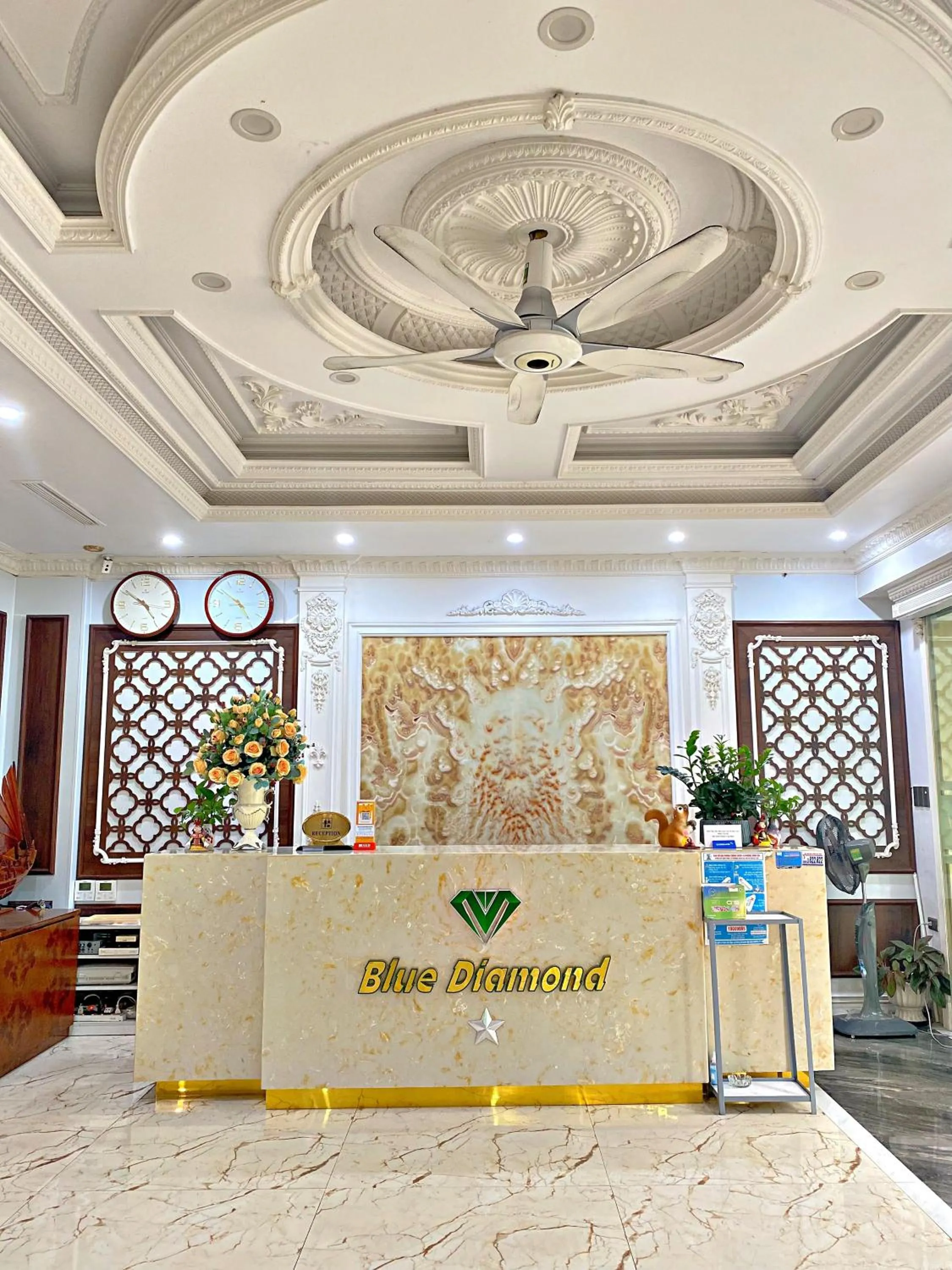 Property logo or sign in Blue Diamond Hotel