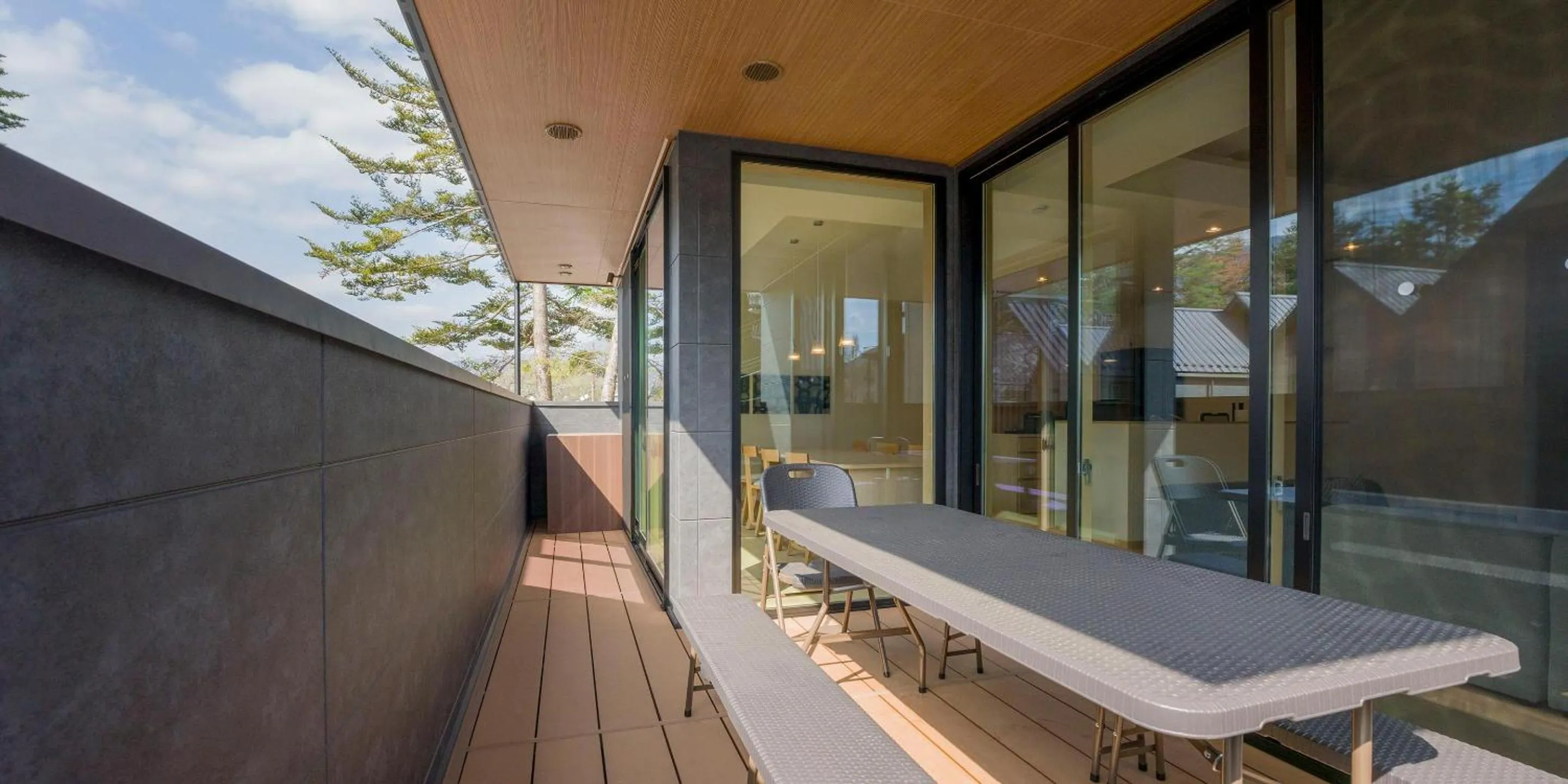 Balcony/Terrace in Rakuten STAY VILLA Kinugawa Riverside