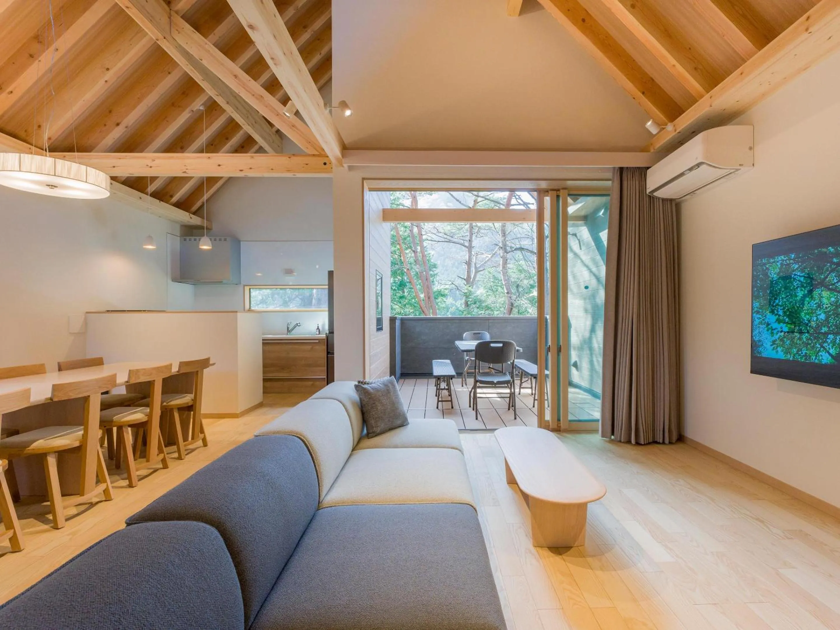 Dining area in Rakuten STAY VILLA Kinugawa Riverside