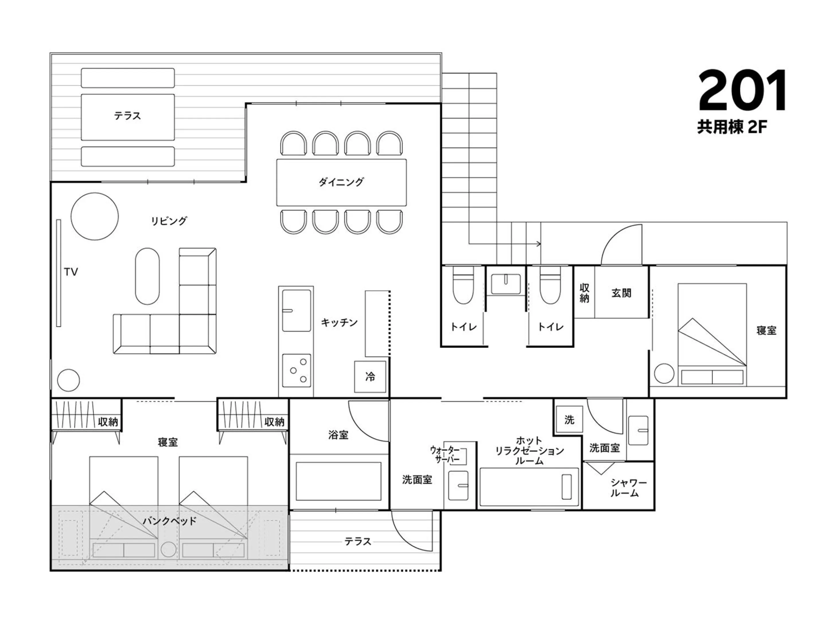 Floor plan in Rakuten STAY VILLA Kinugawa Riverside