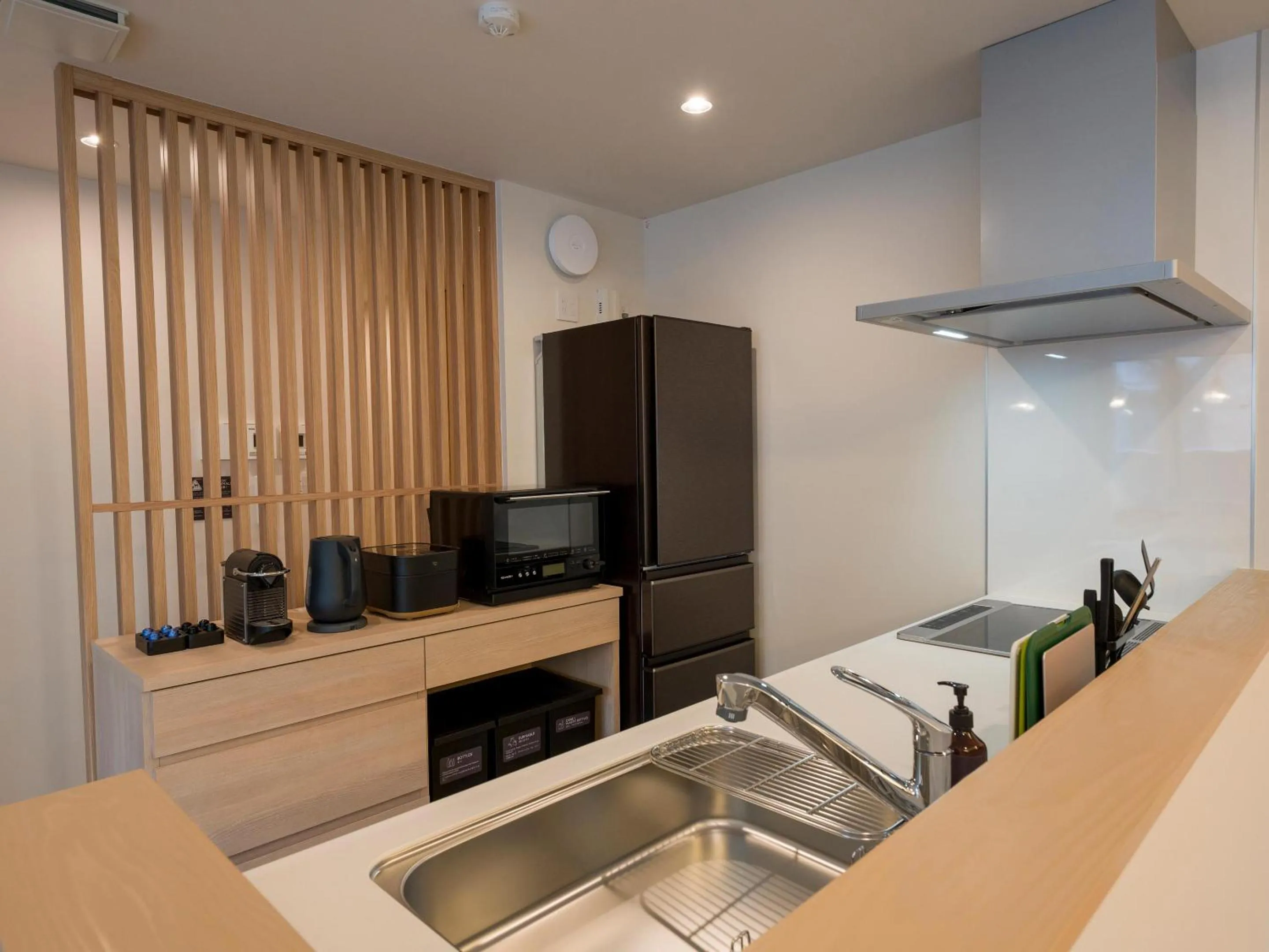 Kitchen or kitchenette in Rakuten STAY VILLA Kinugawa Riverside
