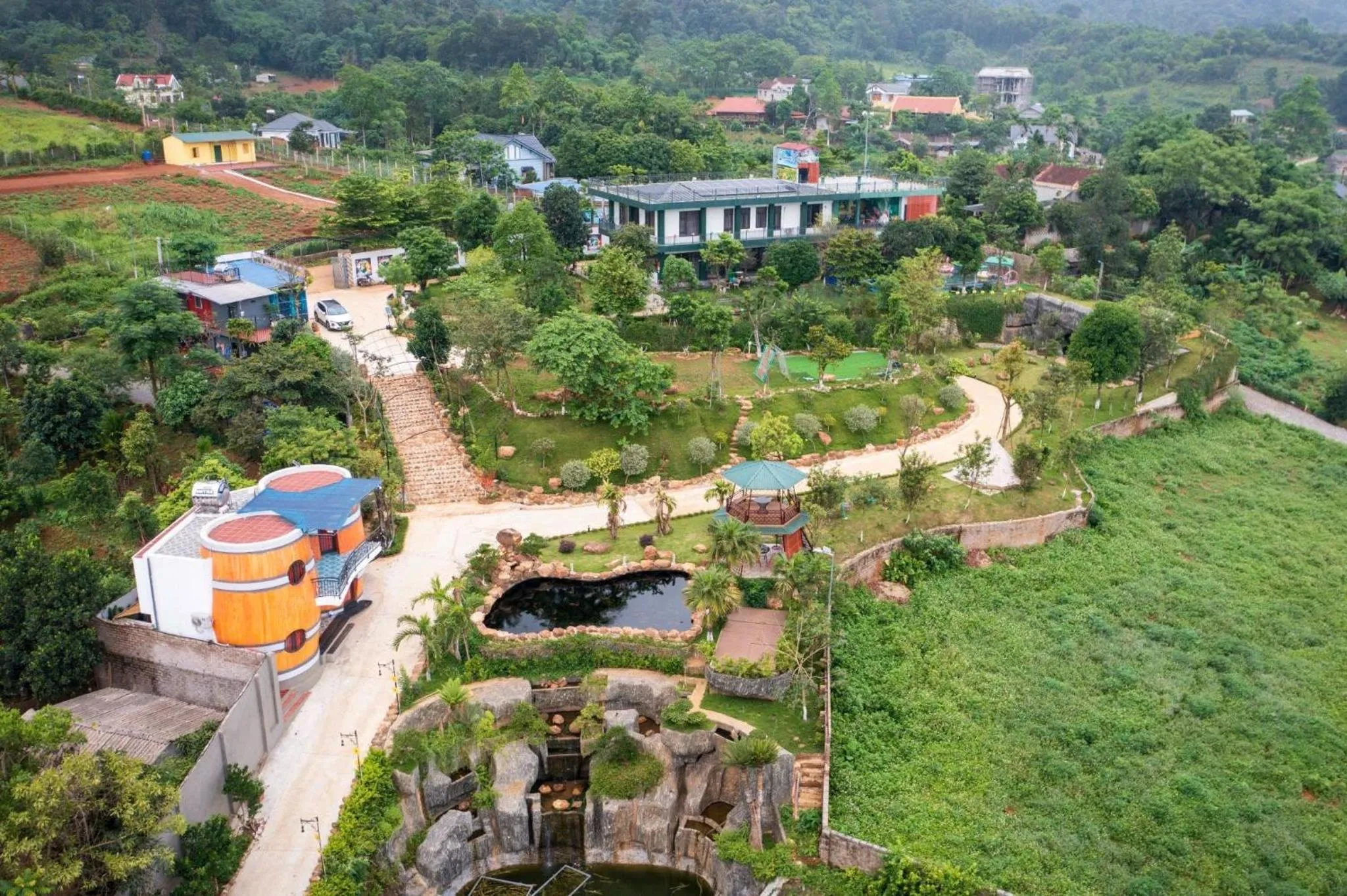 Natural landscape in King Bavi Resort