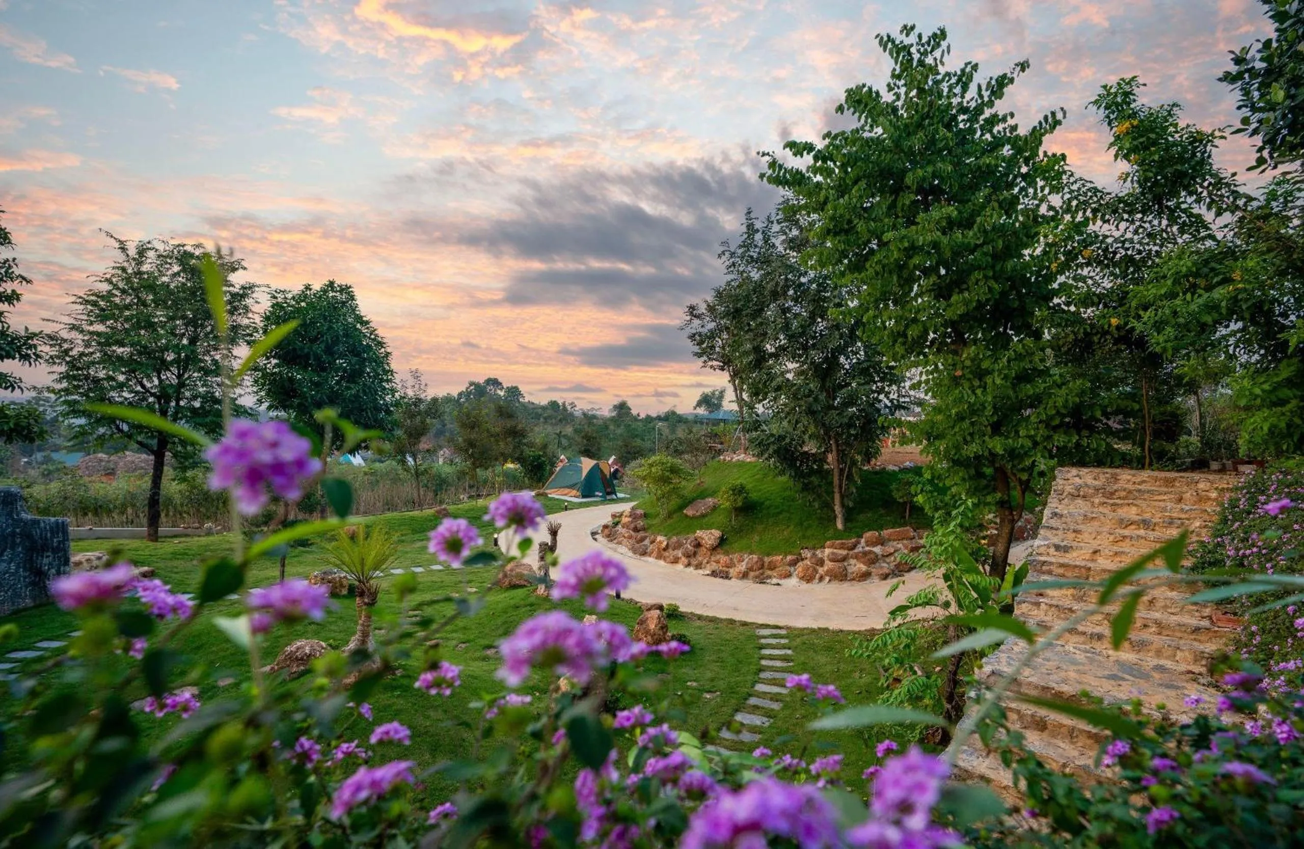 Natural landscape in King Bavi Resort