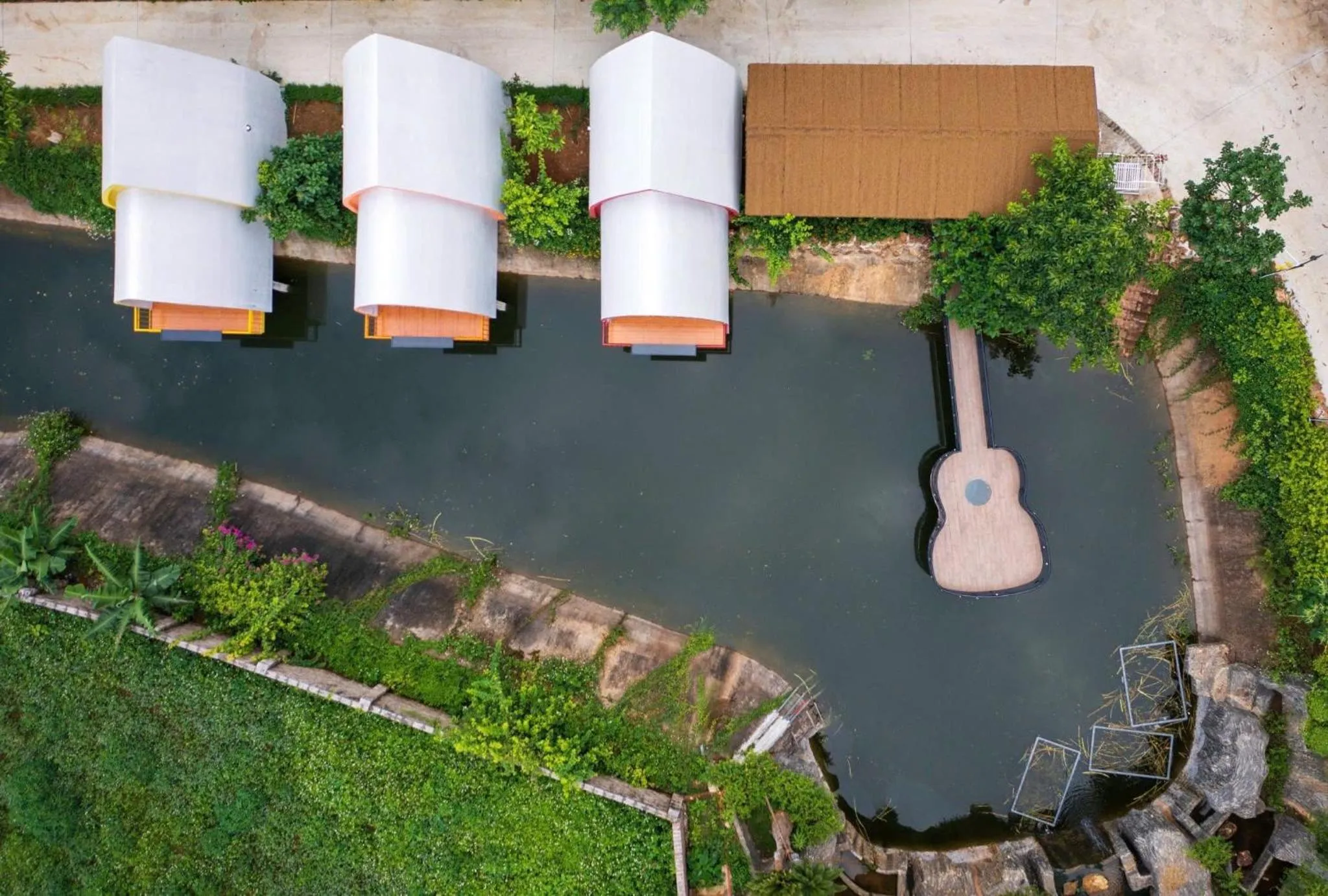 Bird's eye view in King Bavi Resort