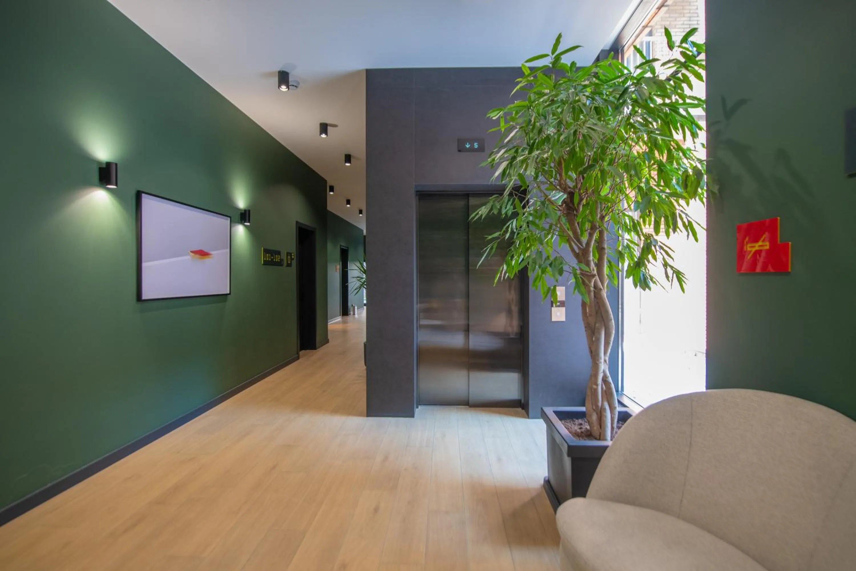 Seating area in Qstay Gratus Tbilisi