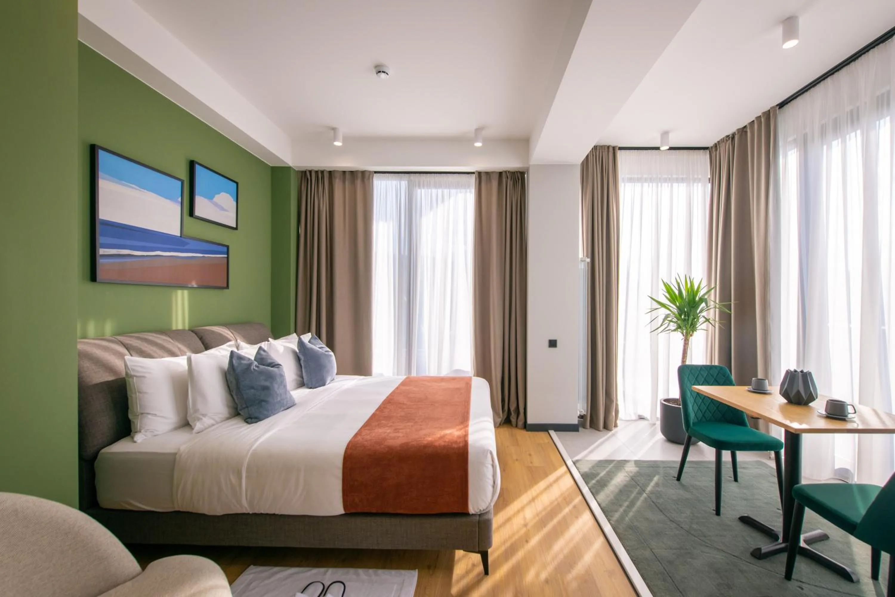 Bed in Qstay Gratus Tbilisi