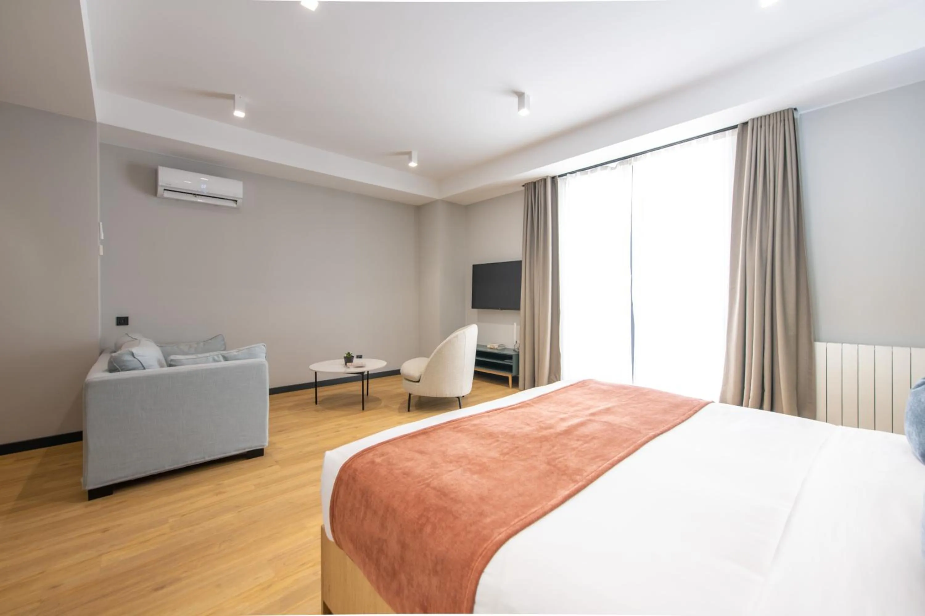 Bed in Qstay Gratus Tbilisi