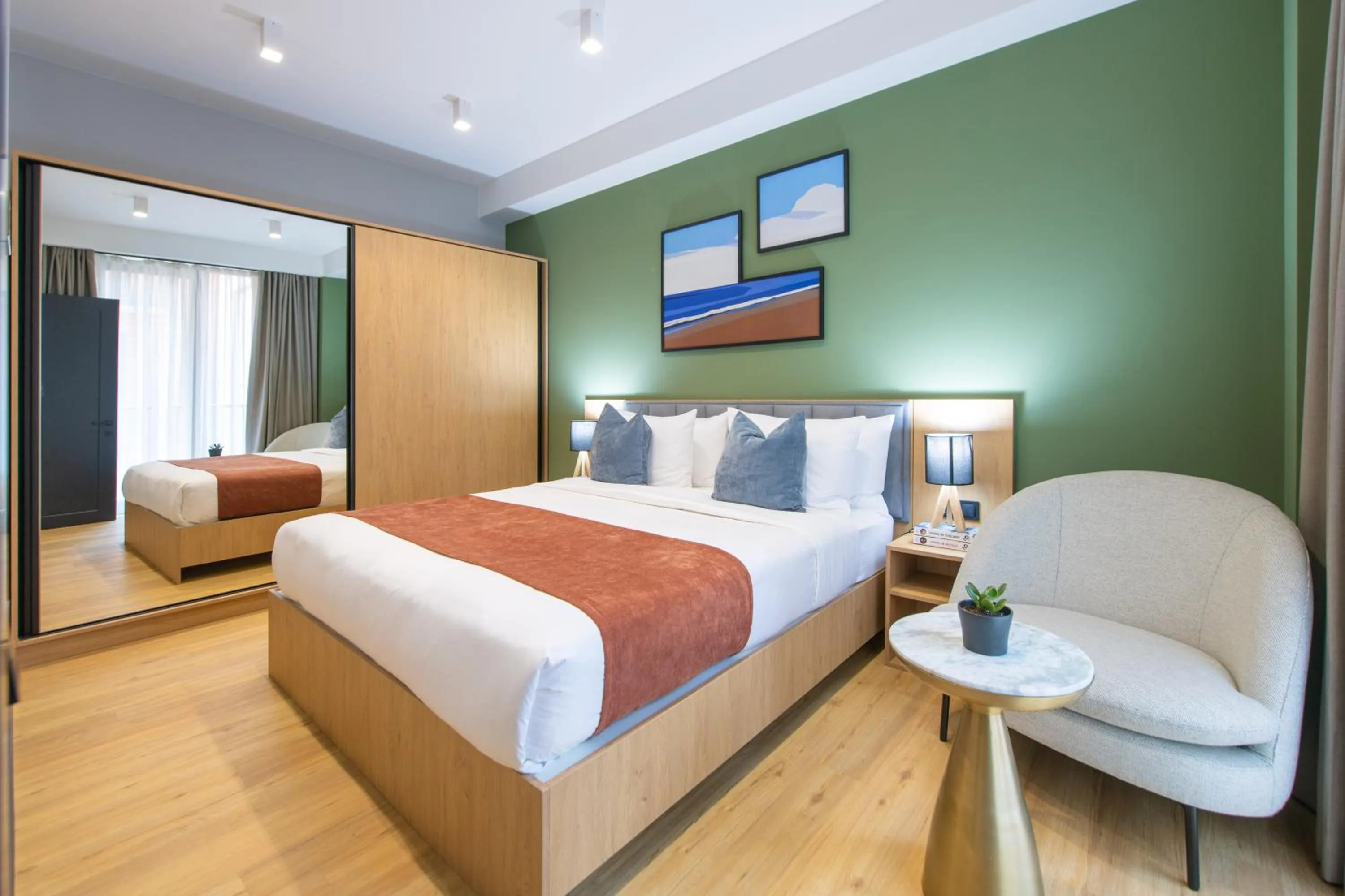 Bed in Qstay Gratus Tbilisi