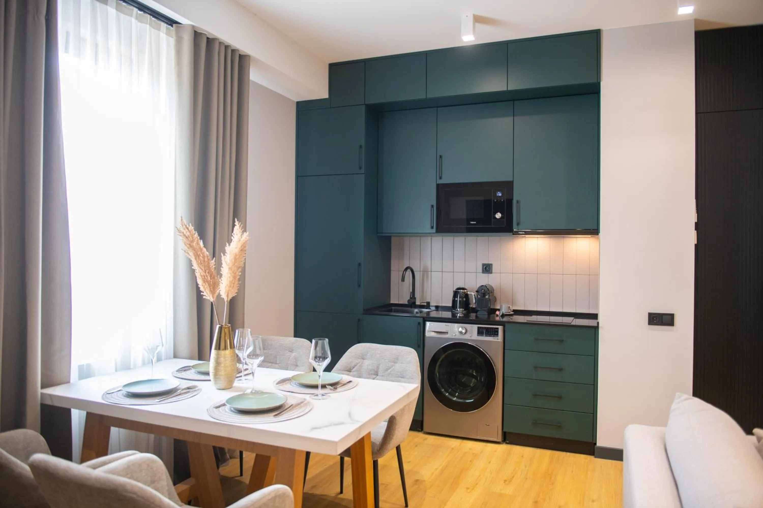 Coffee/tea facilities in Qstay Gratus Tbilisi