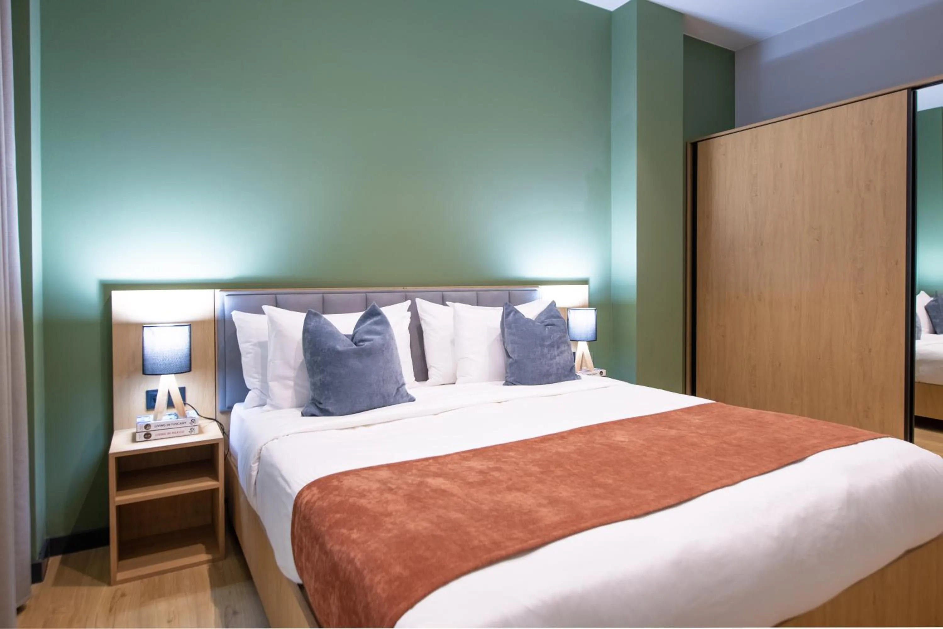 Bed in Qstay Gratus Tbilisi