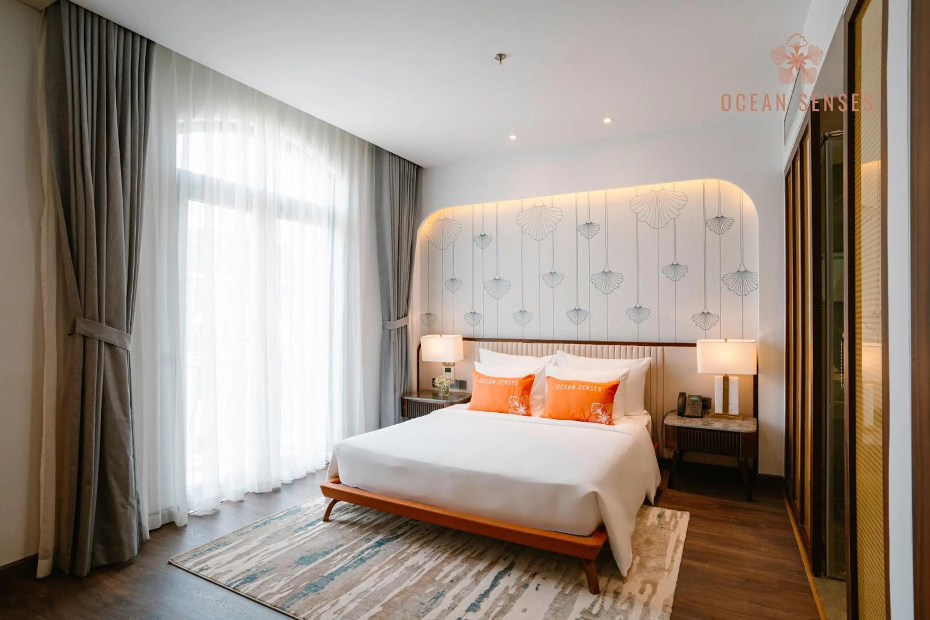 Bed in Ocean Senses Hotel