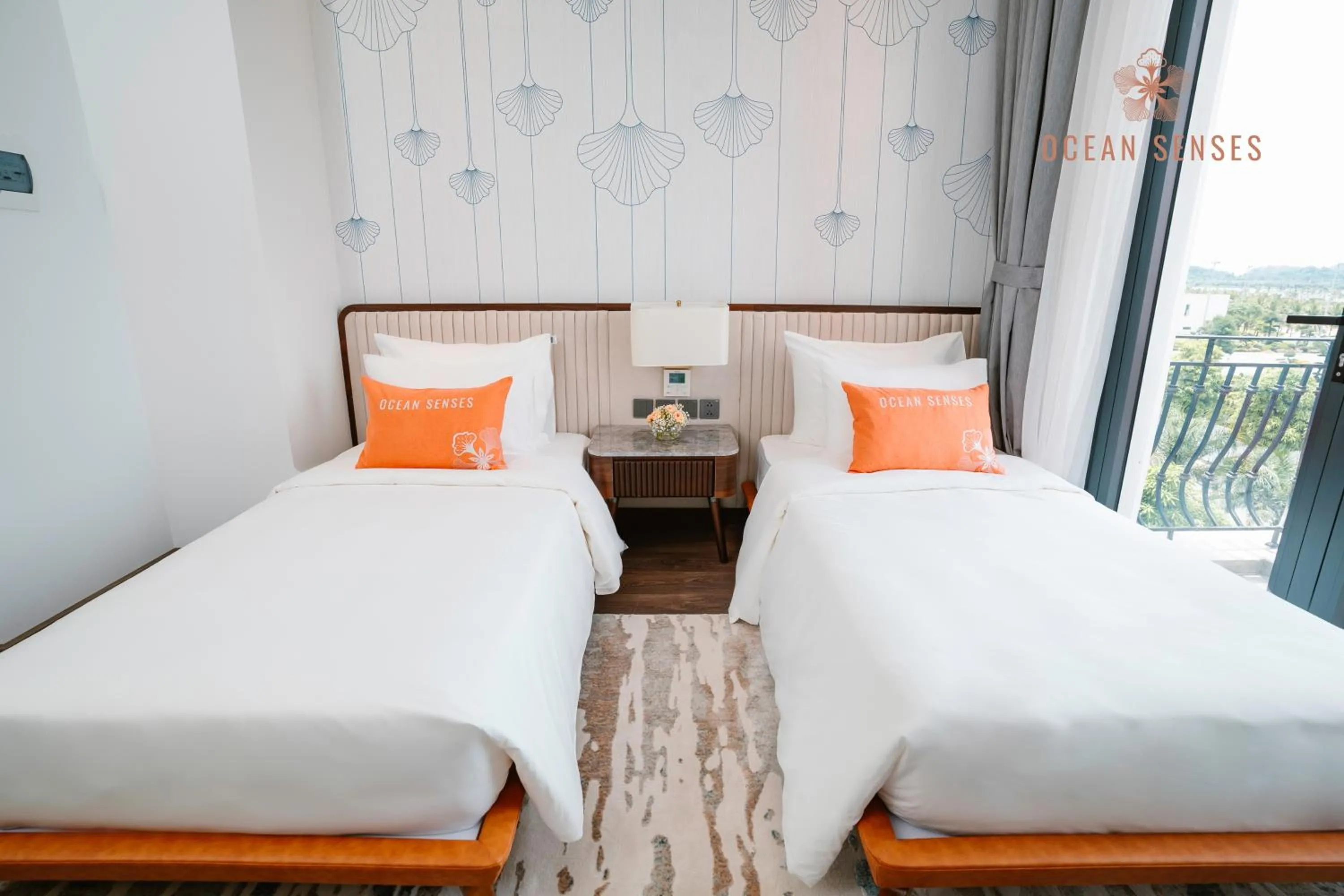 Bed in Ocean Senses Hotel