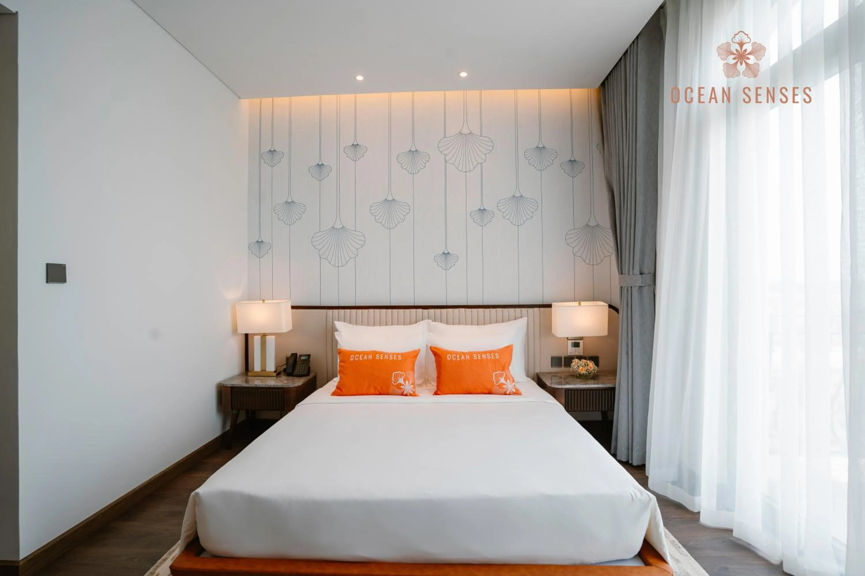 Bed in Ocean Senses Hotel