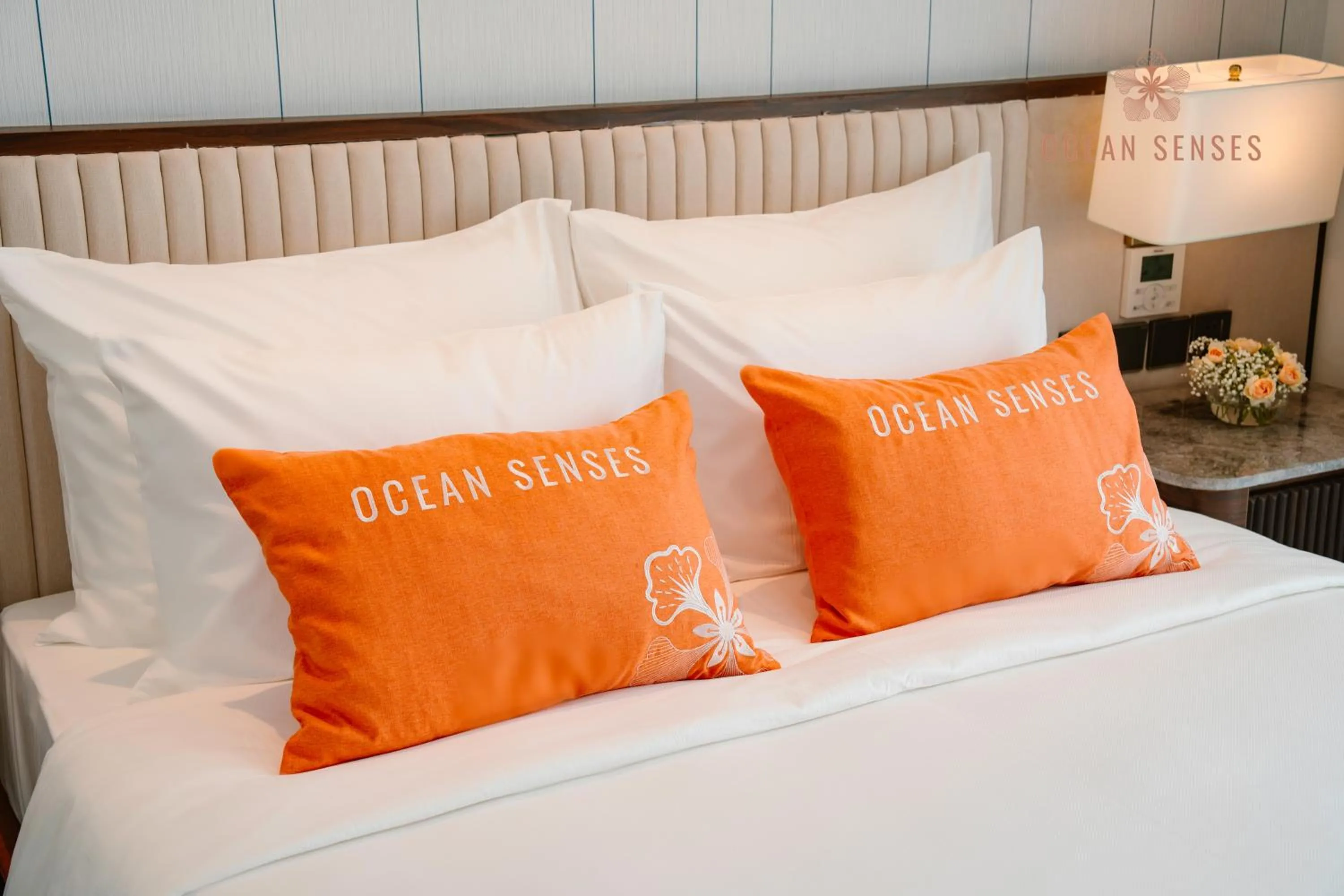 Bed in Ocean Senses Hotel