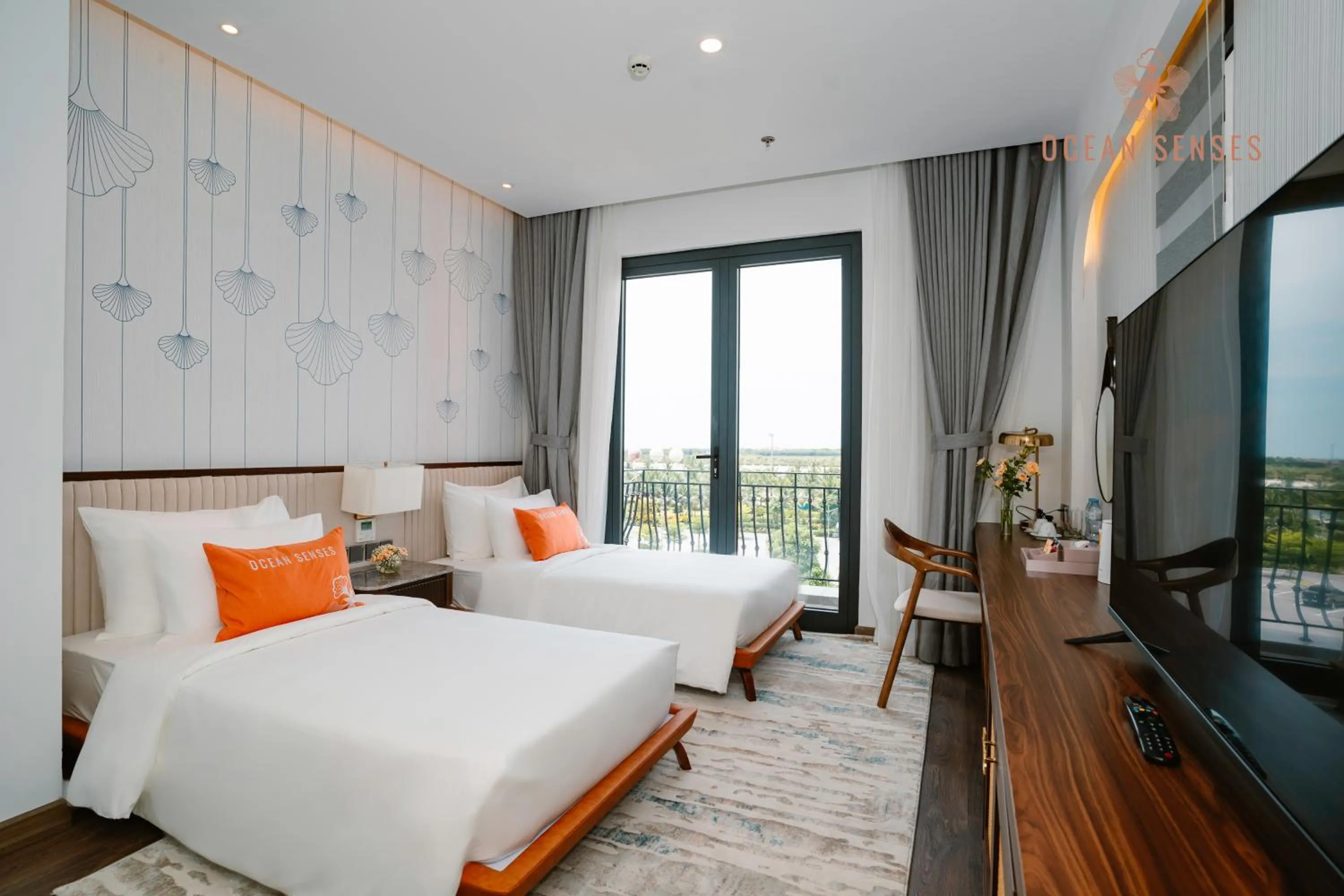 Bed in Ocean Senses Hotel