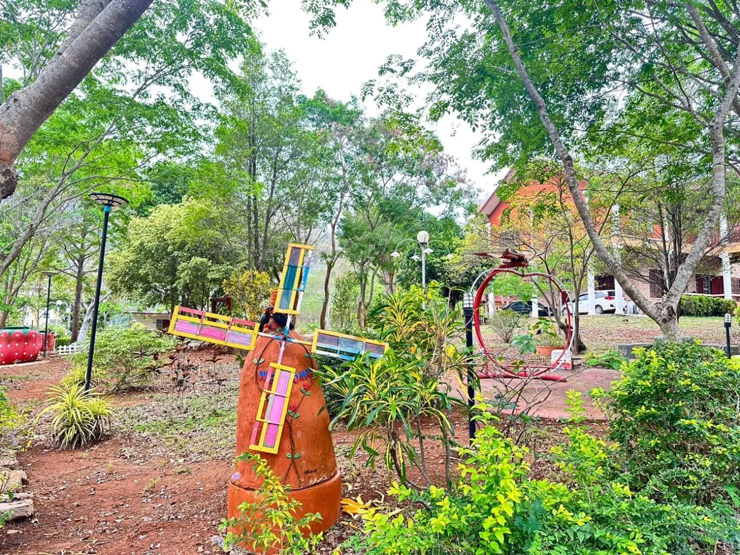 Children play ground in Khum Khun Phon Resort Khao Yai