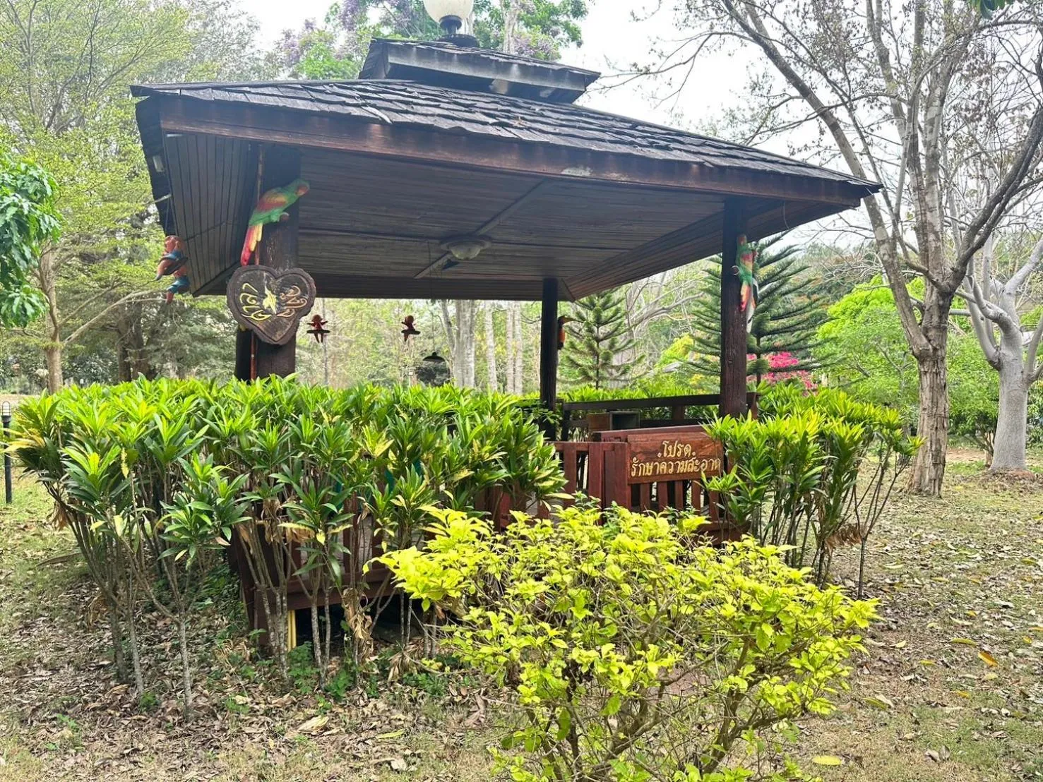 Seating area in Khum Khun Phon Resort Khao Yai