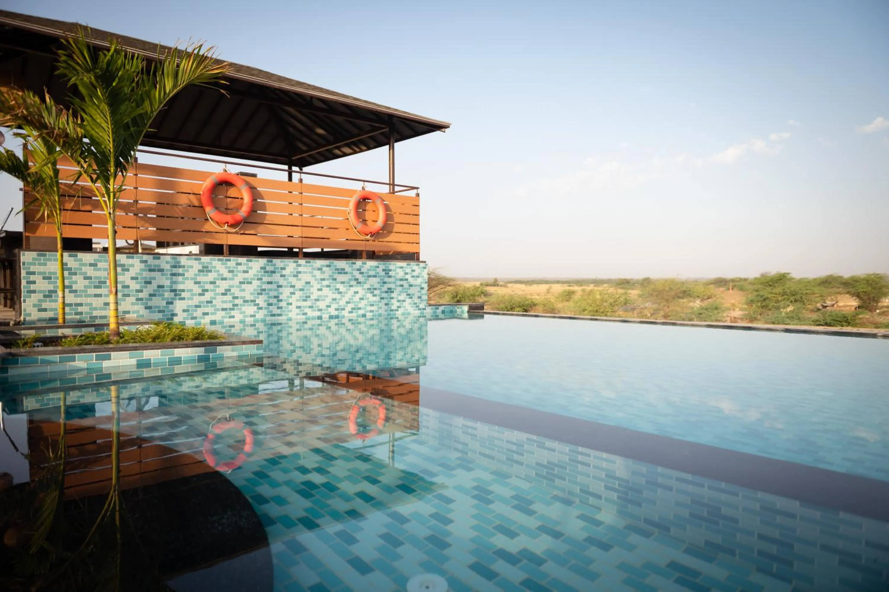 Swimming pool in Sangam Farms