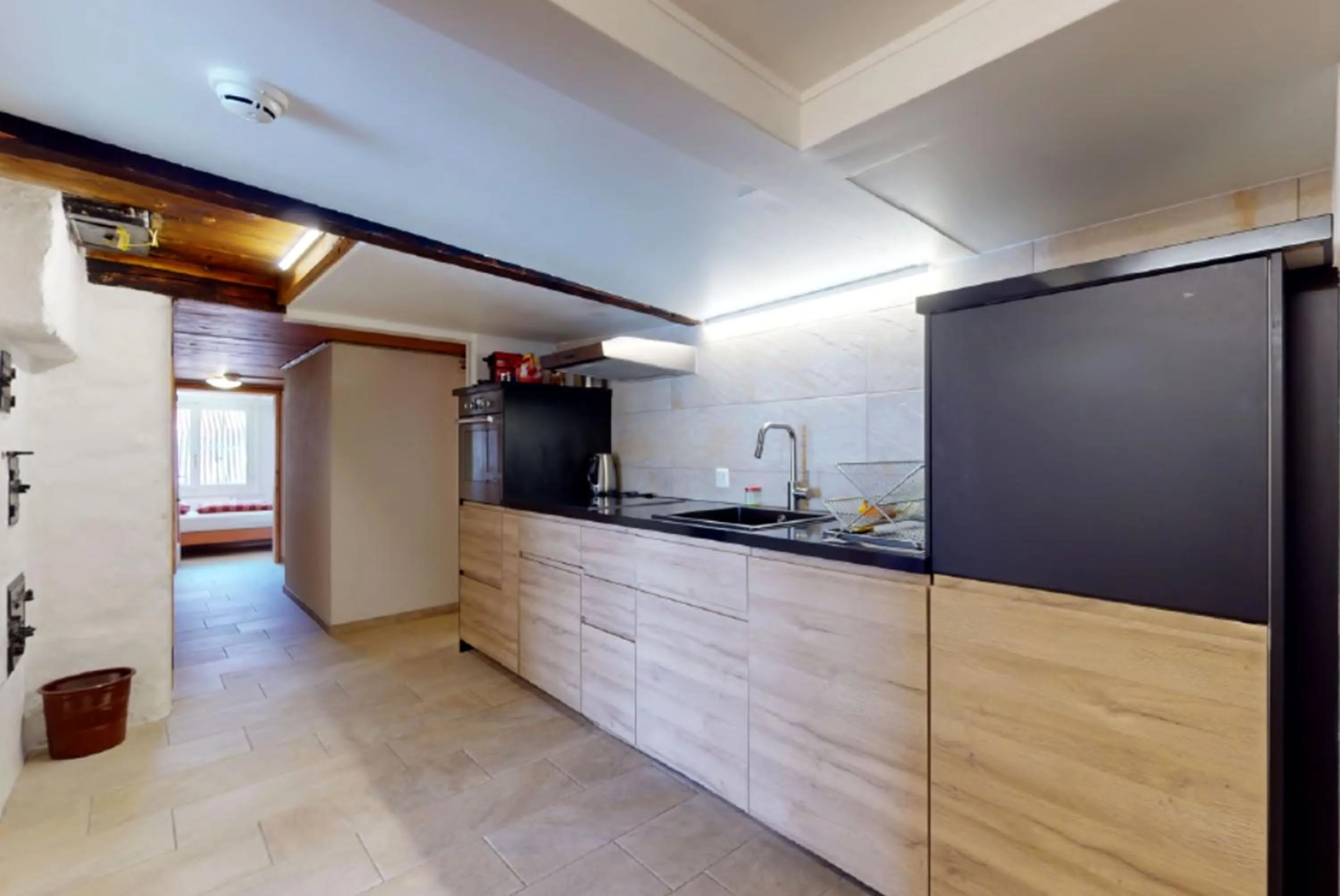 kitchen in Gadmen Alpenrose, Switzerland