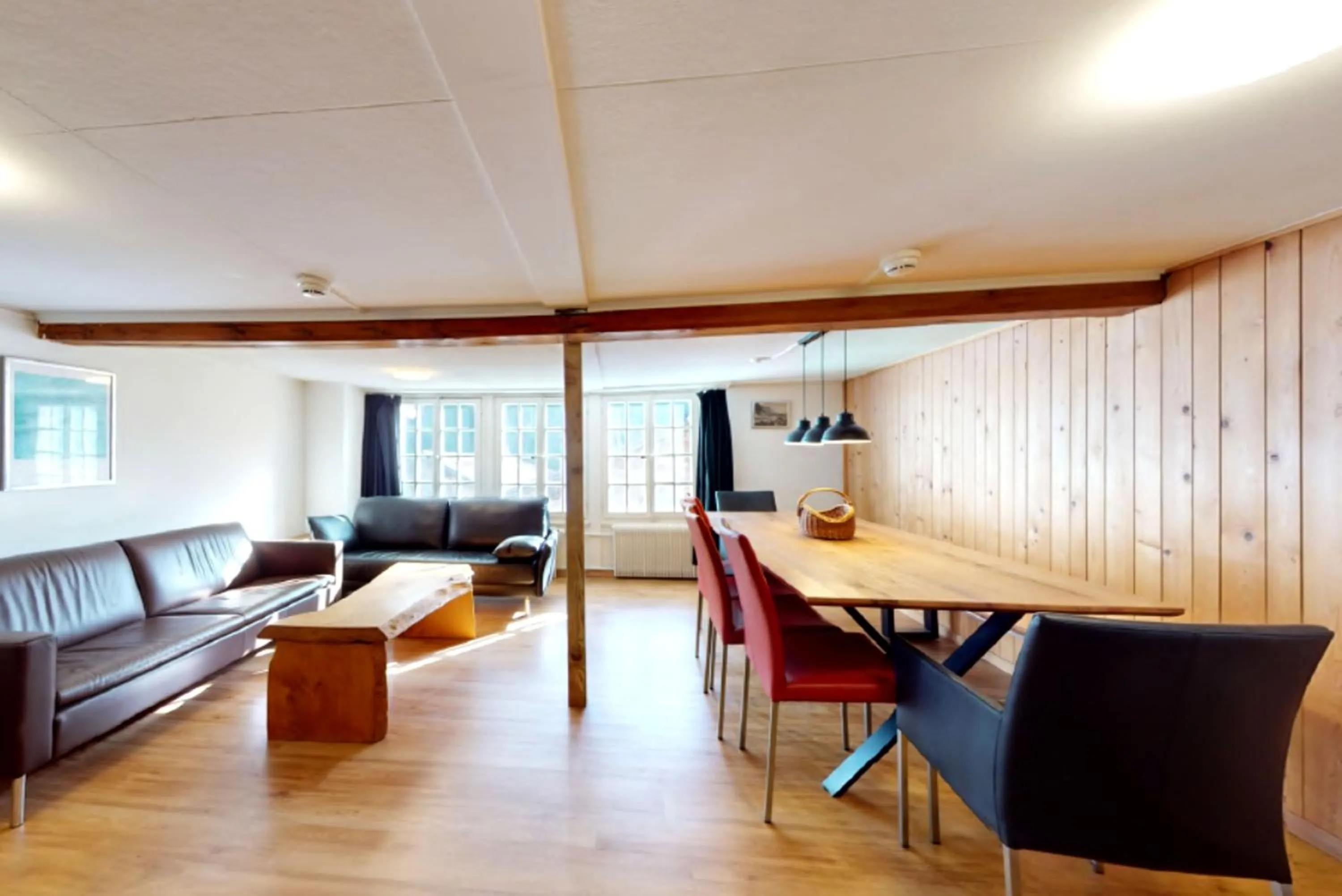 Seating area in Gadmen Alpenrose, Switzerland