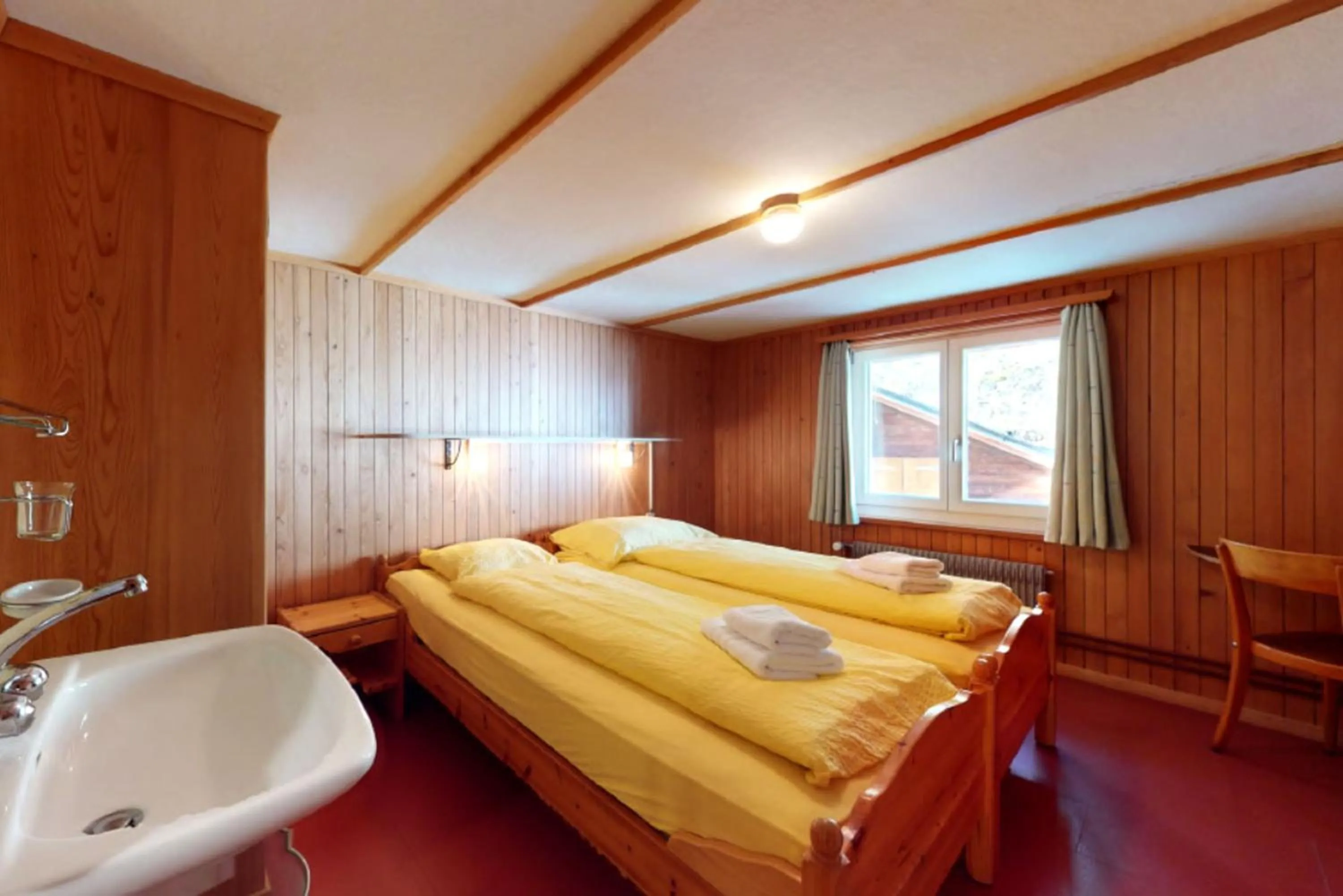 Bedroom, Bed in Gadmen Alpenrose, Switzerland