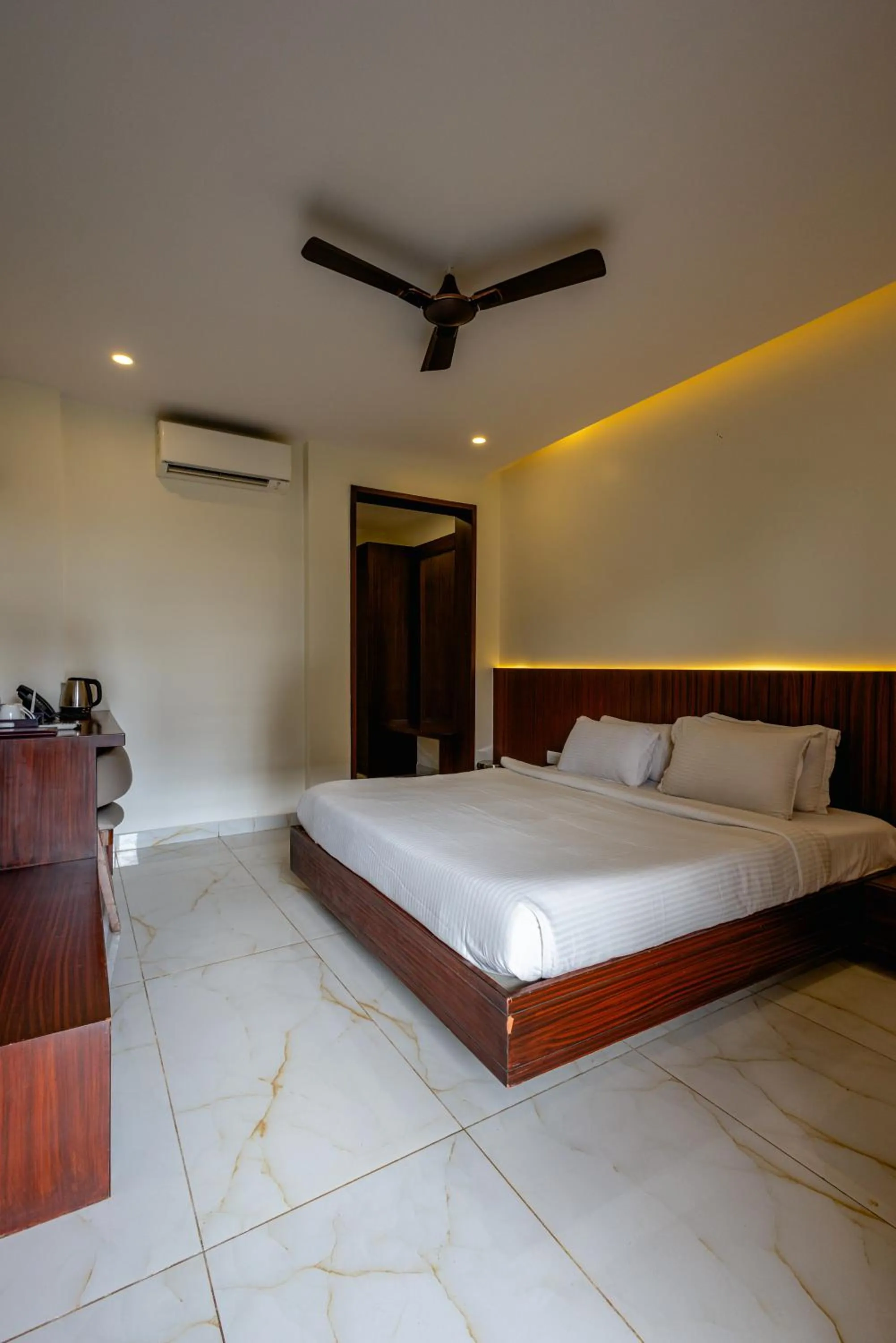 Bedroom in Veerdency Luxury resort