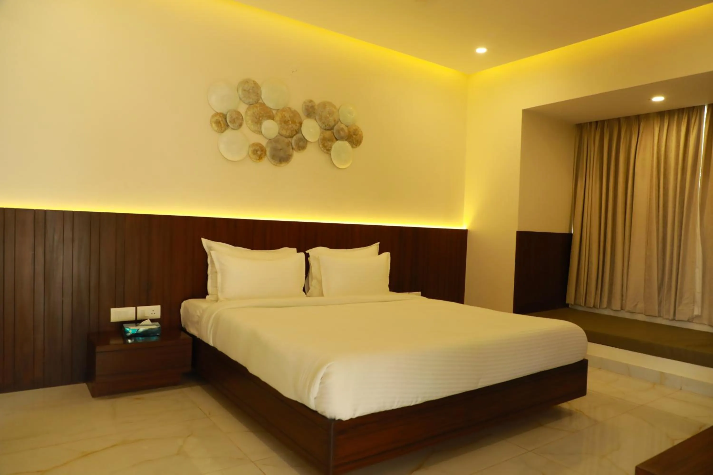 Bedroom in Veerdency Luxury resort