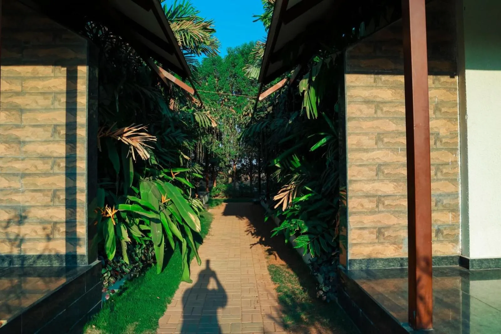 Garden view in Veerdency Luxury resort