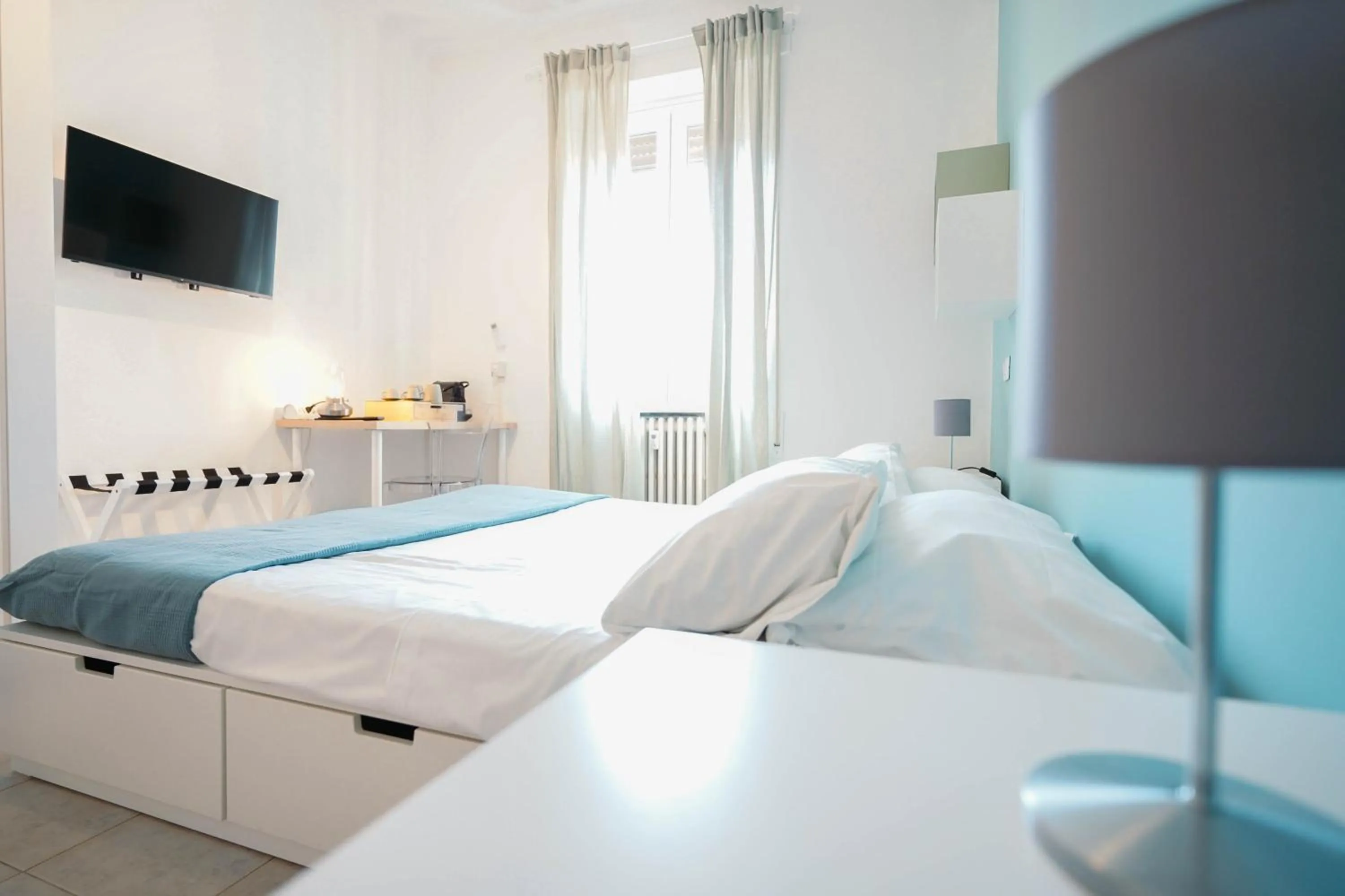 Bedroom, Bed in Salotto Tiburtino