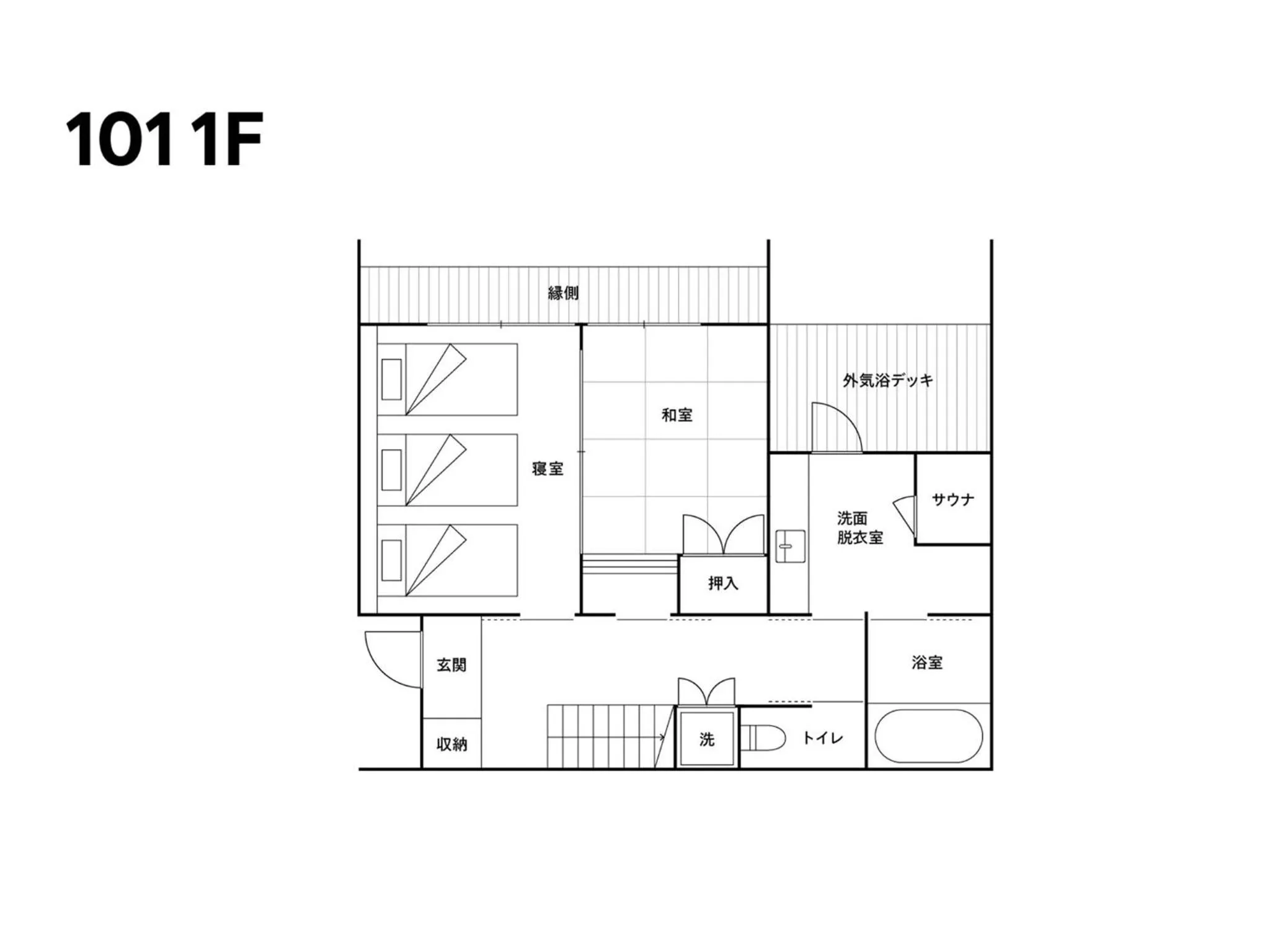 Floor plan in Rakuten STAY Izumo