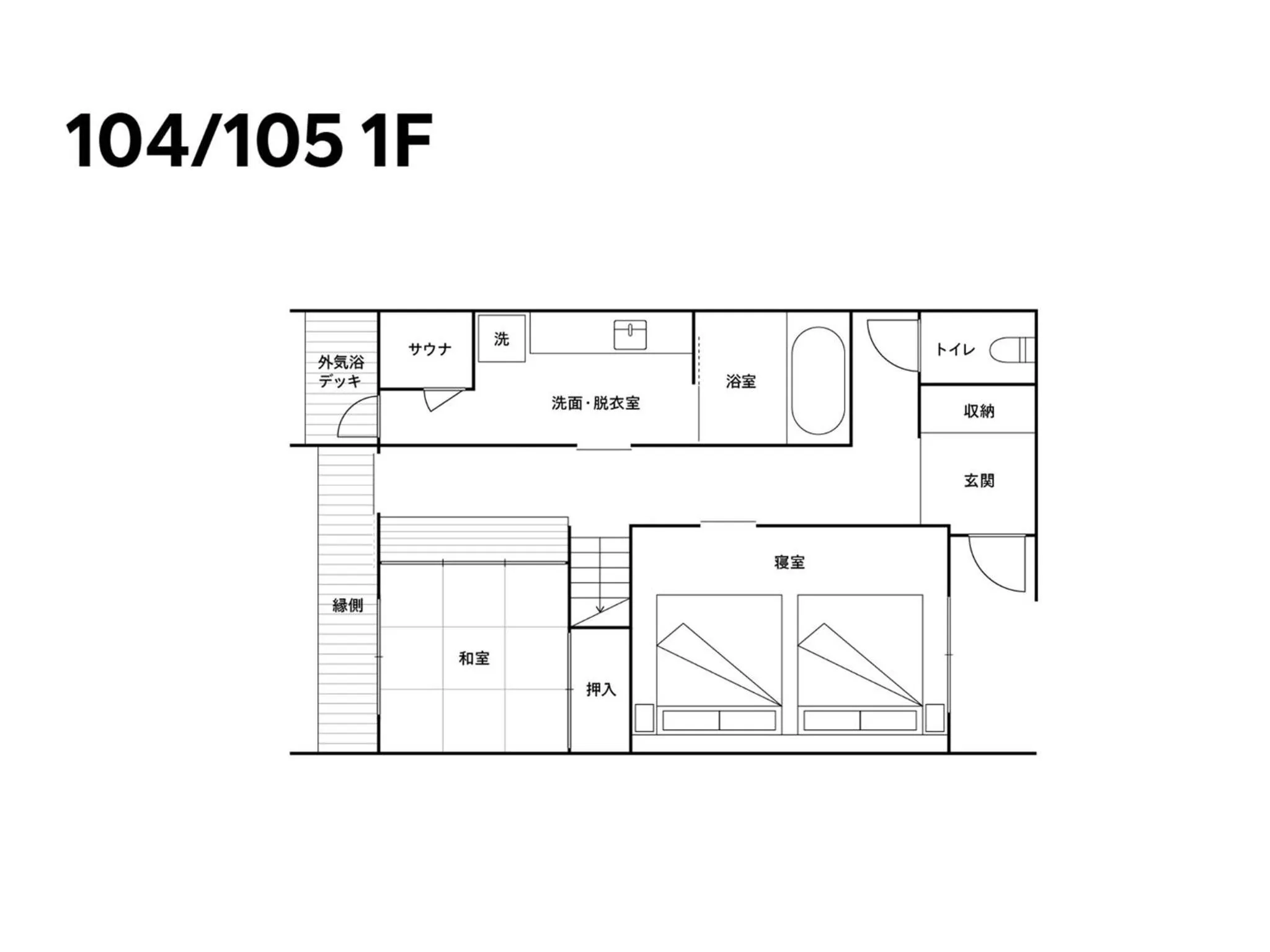 Floor plan in Rakuten STAY Izumo