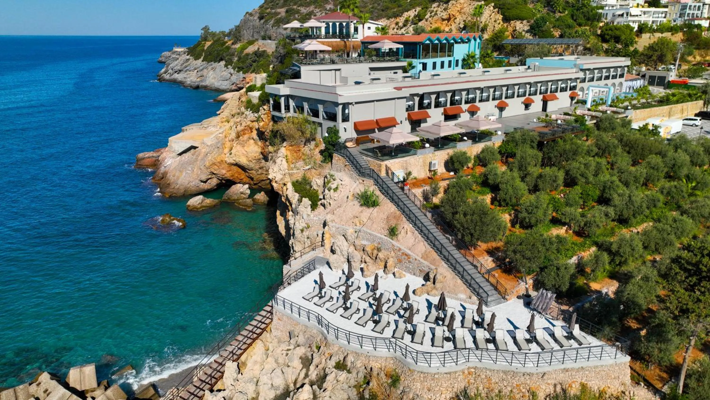 Beach in Ada Port Hotel Adults Only