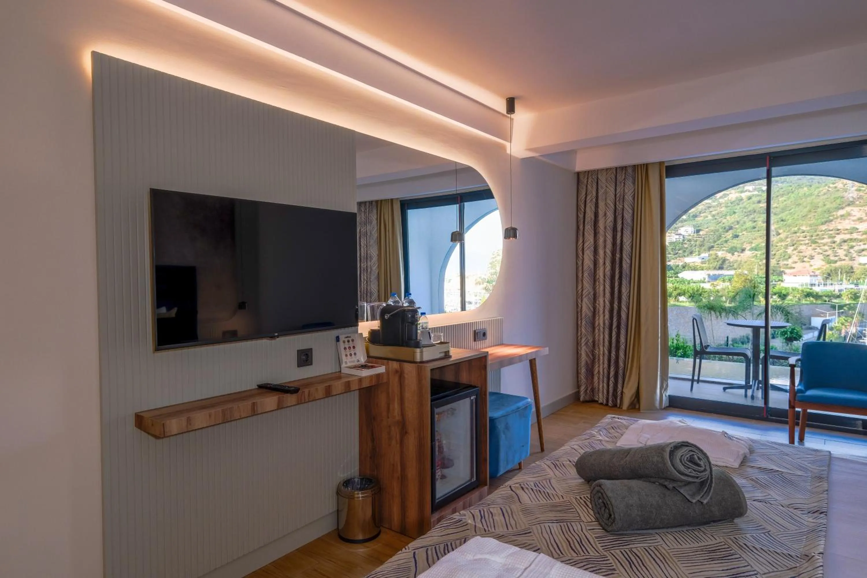 Photo of the whole room, Bed in Ada Port Hotel Adults Only