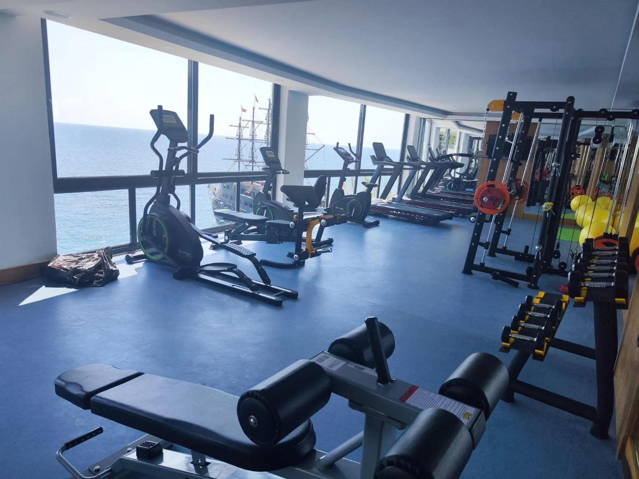 Fitness centre/facilities in Ada Port Hotel Adults Only