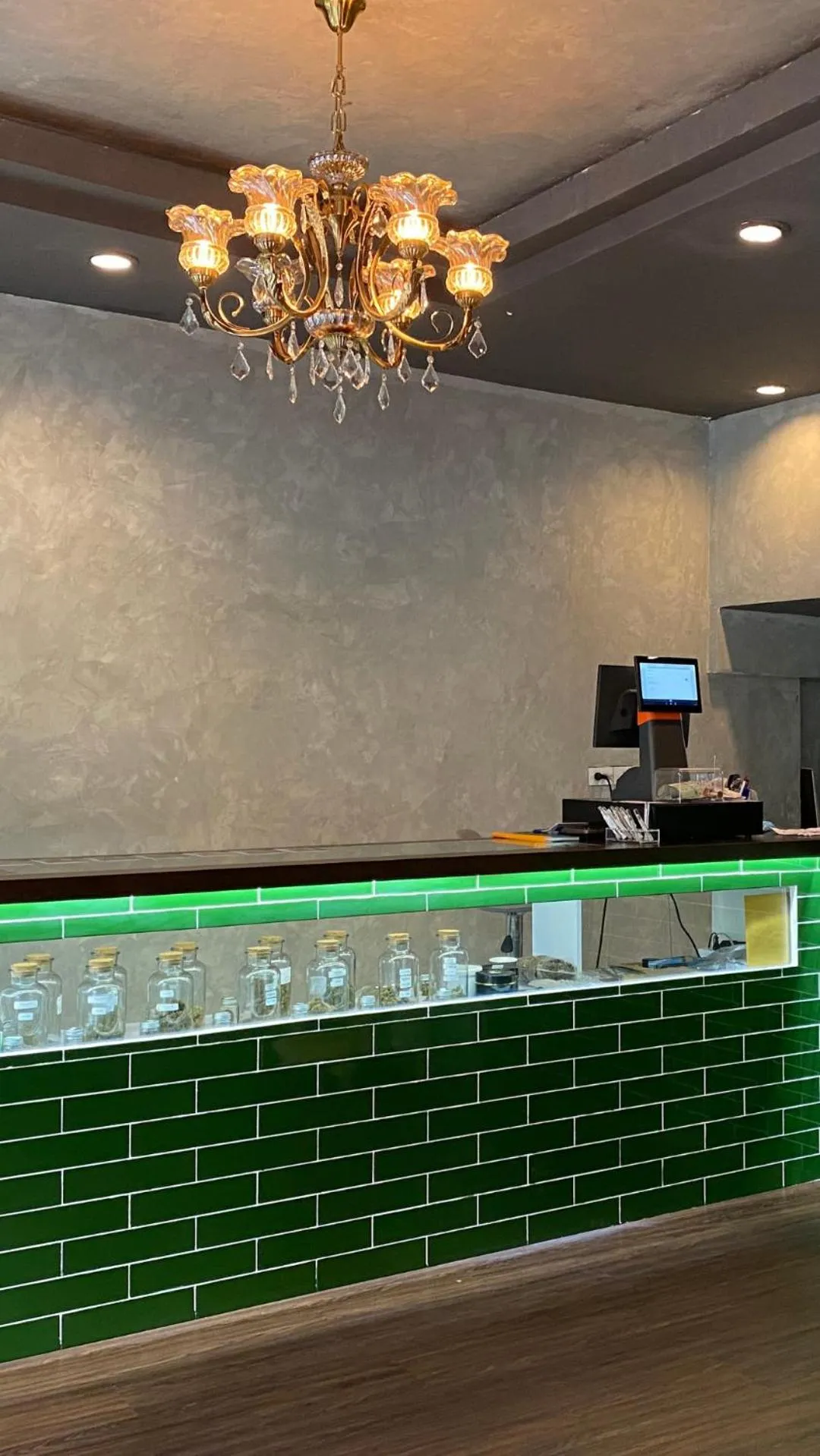 Living room in Bud Brew Beyond Dispensary and Hotel