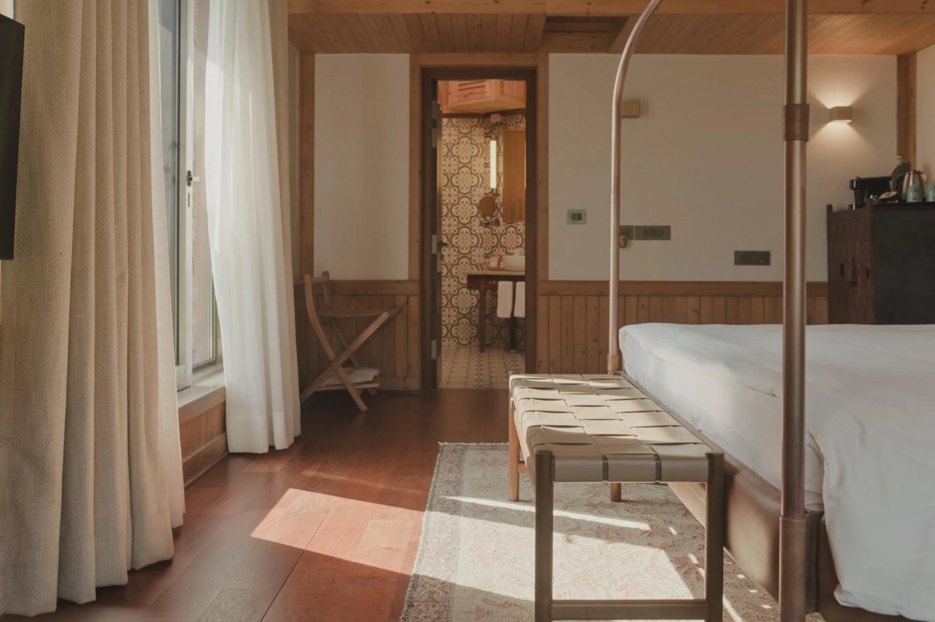 Bedroom in Brij Atmanya Bhowali, Nainital, A Luxury Mountain Escape