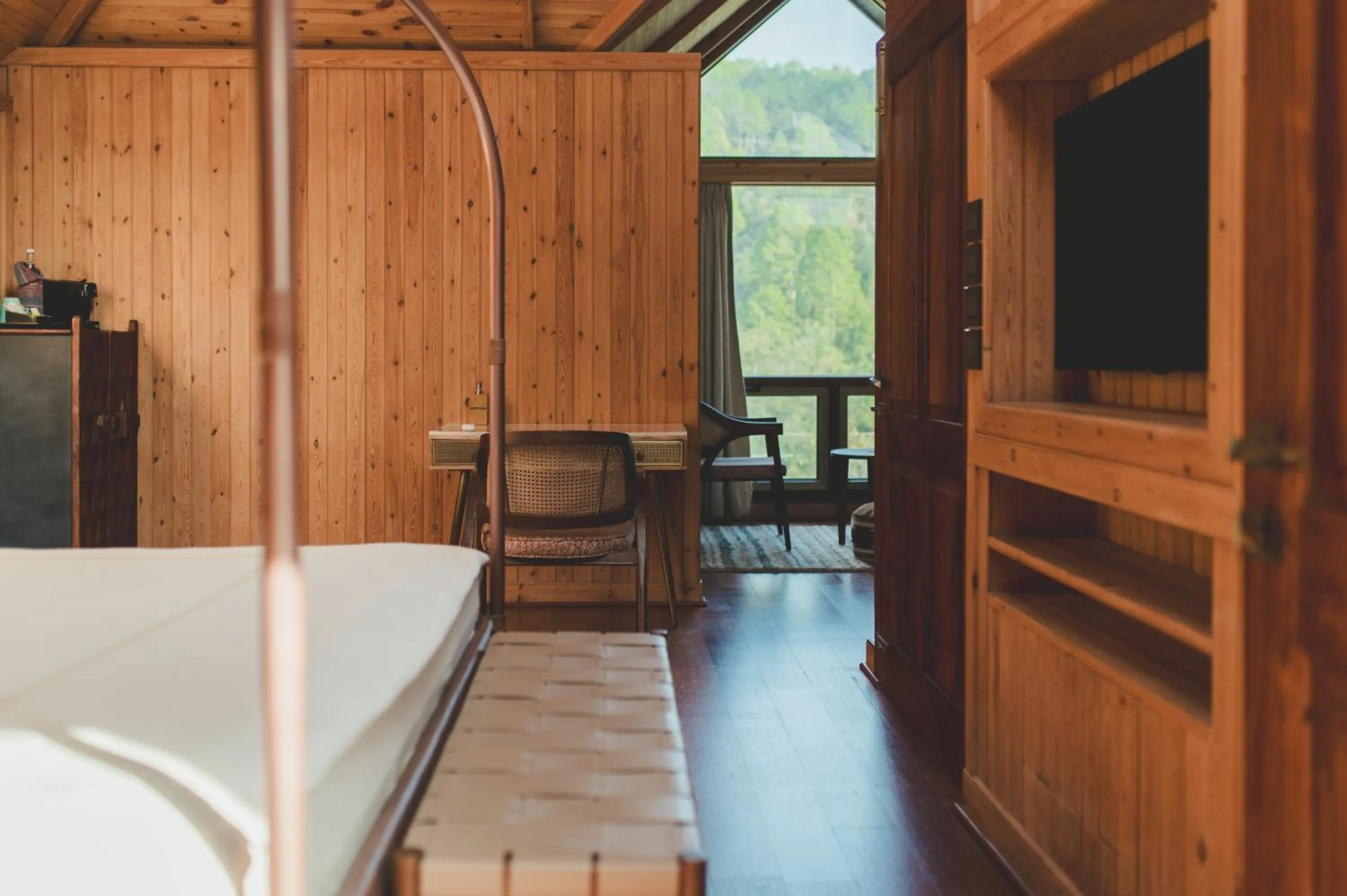 Bed in Brij Atmanya Bhowali, Nainital, A Luxury Mountain Escape